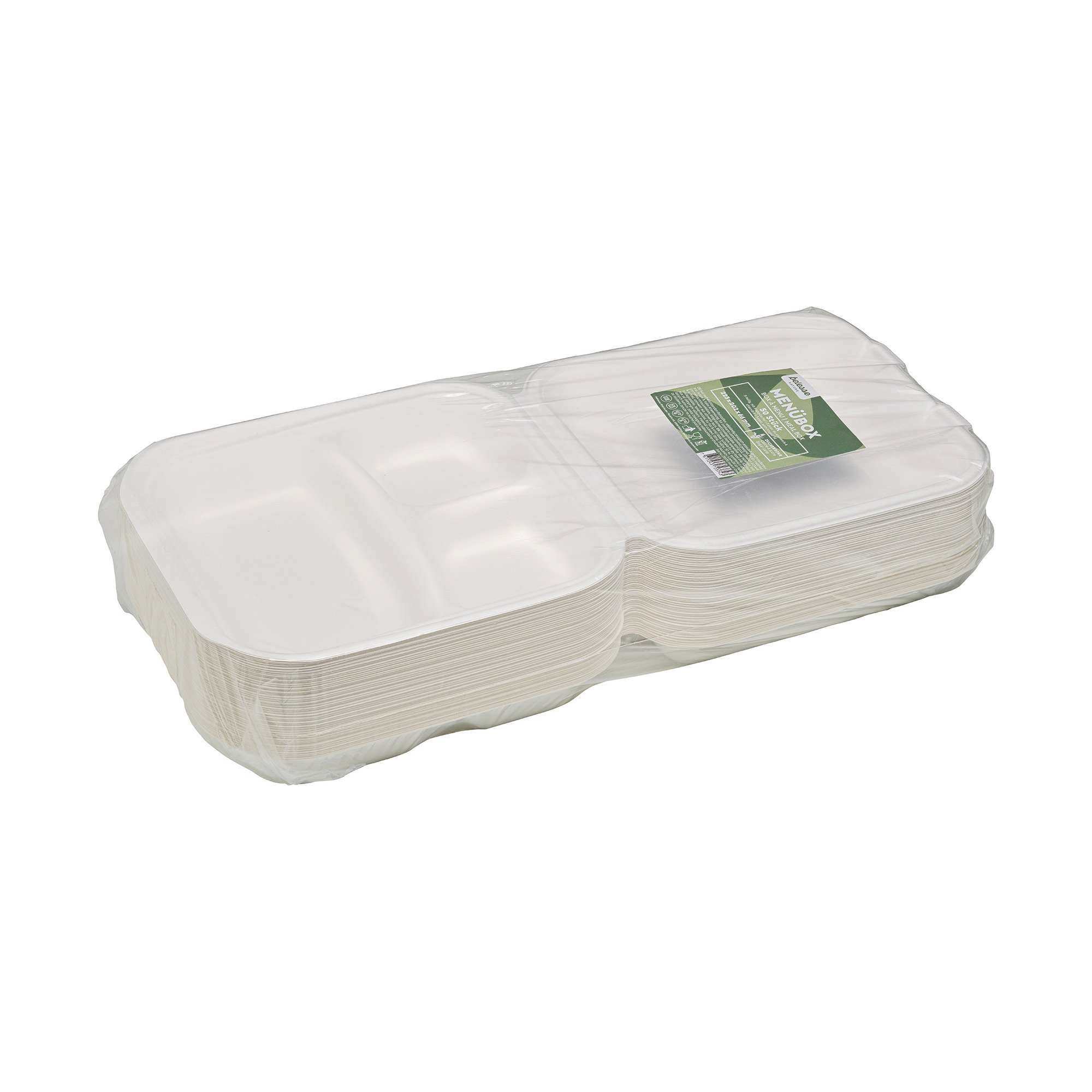 Menübox Zuckerrohr 3tlg. 223x202x66 50er