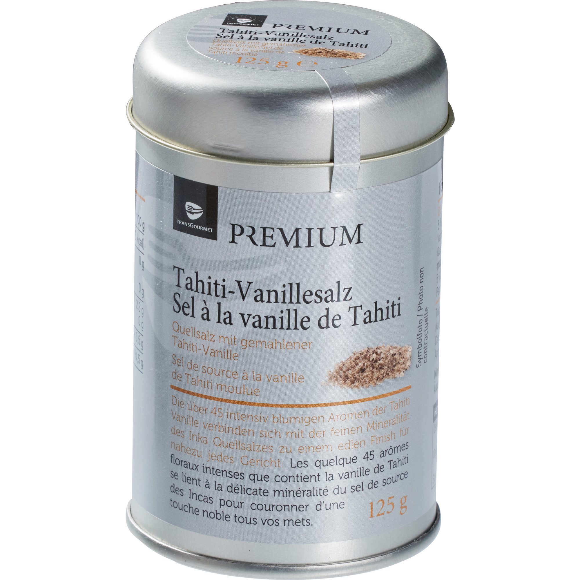 Premium Tahiti Vanillesalz 125g