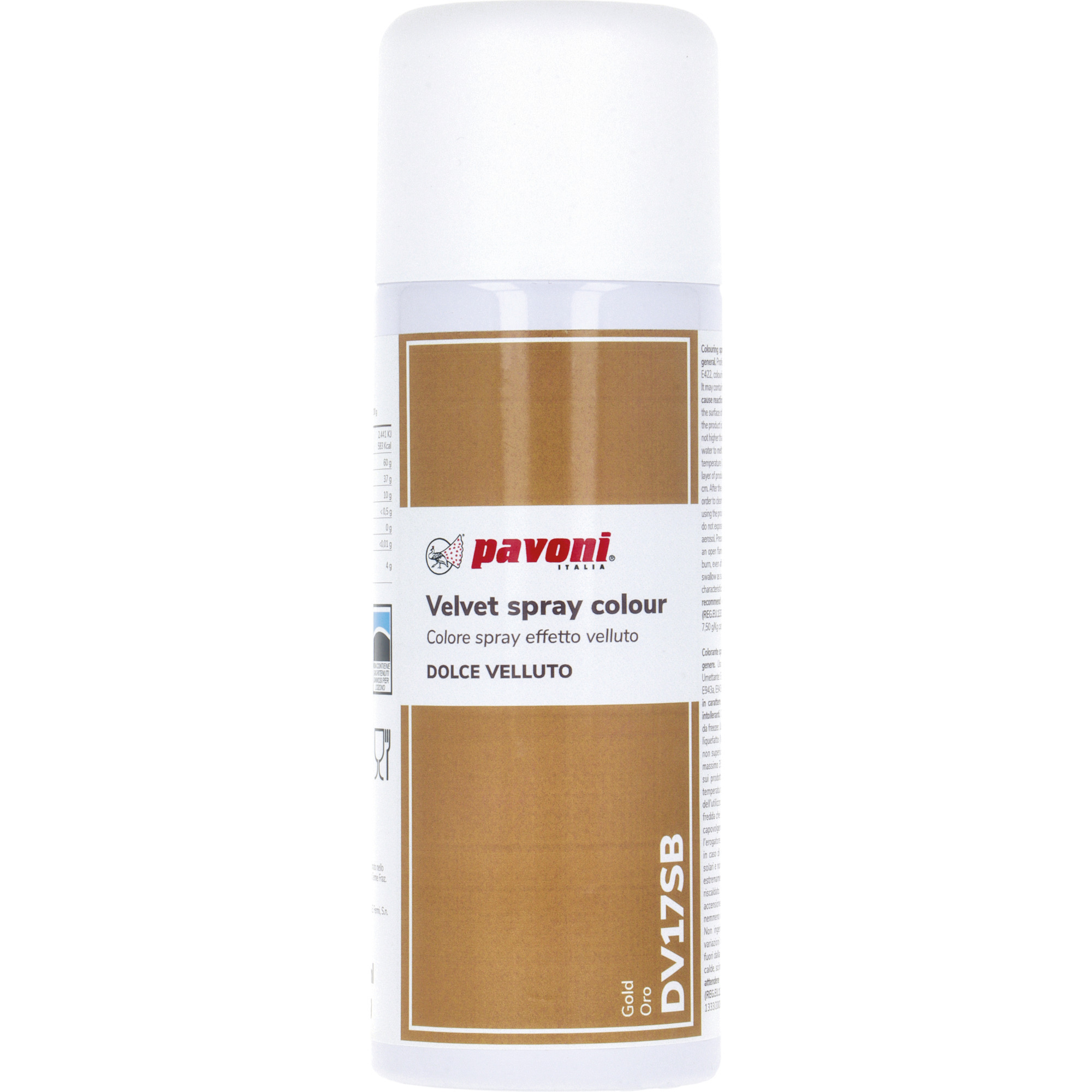 Pavoni Kakaobutterspray VelvetGold 400ml