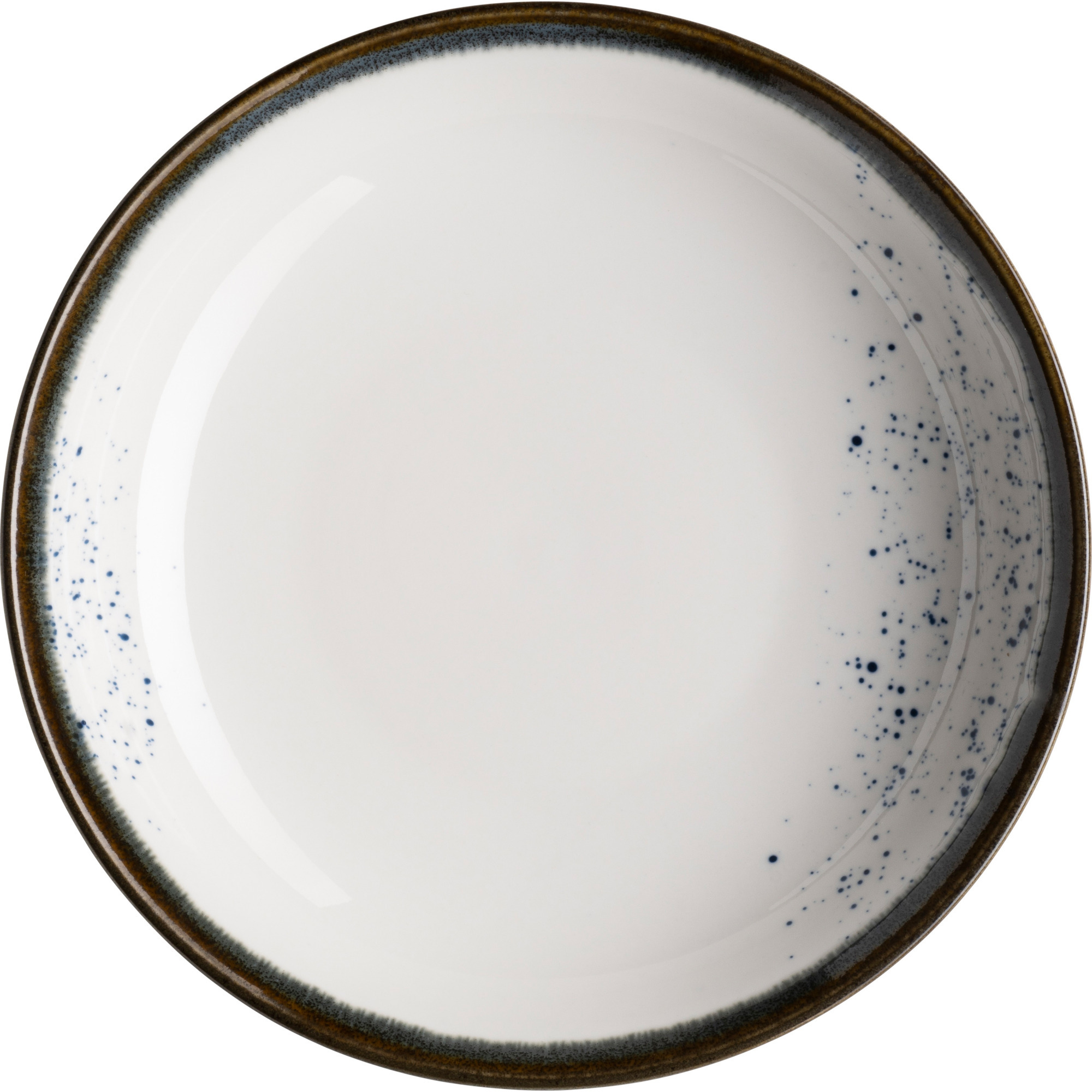 Teller Pintar tief weiss blau 21cm