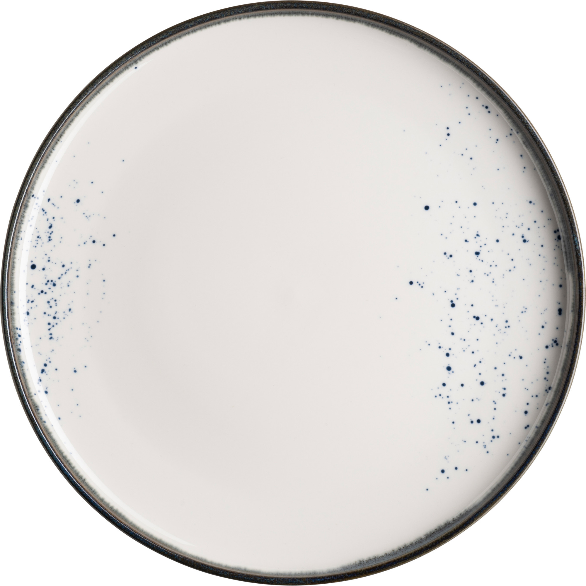Teller Pintar flach weiss blau 27cm