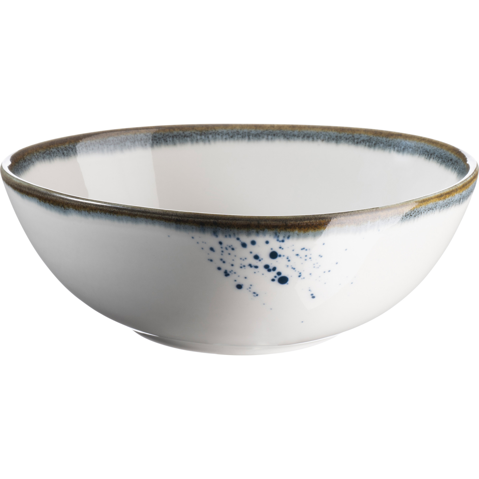 Schüssel Pintar oval wei.bl. 15,5x13,5cm