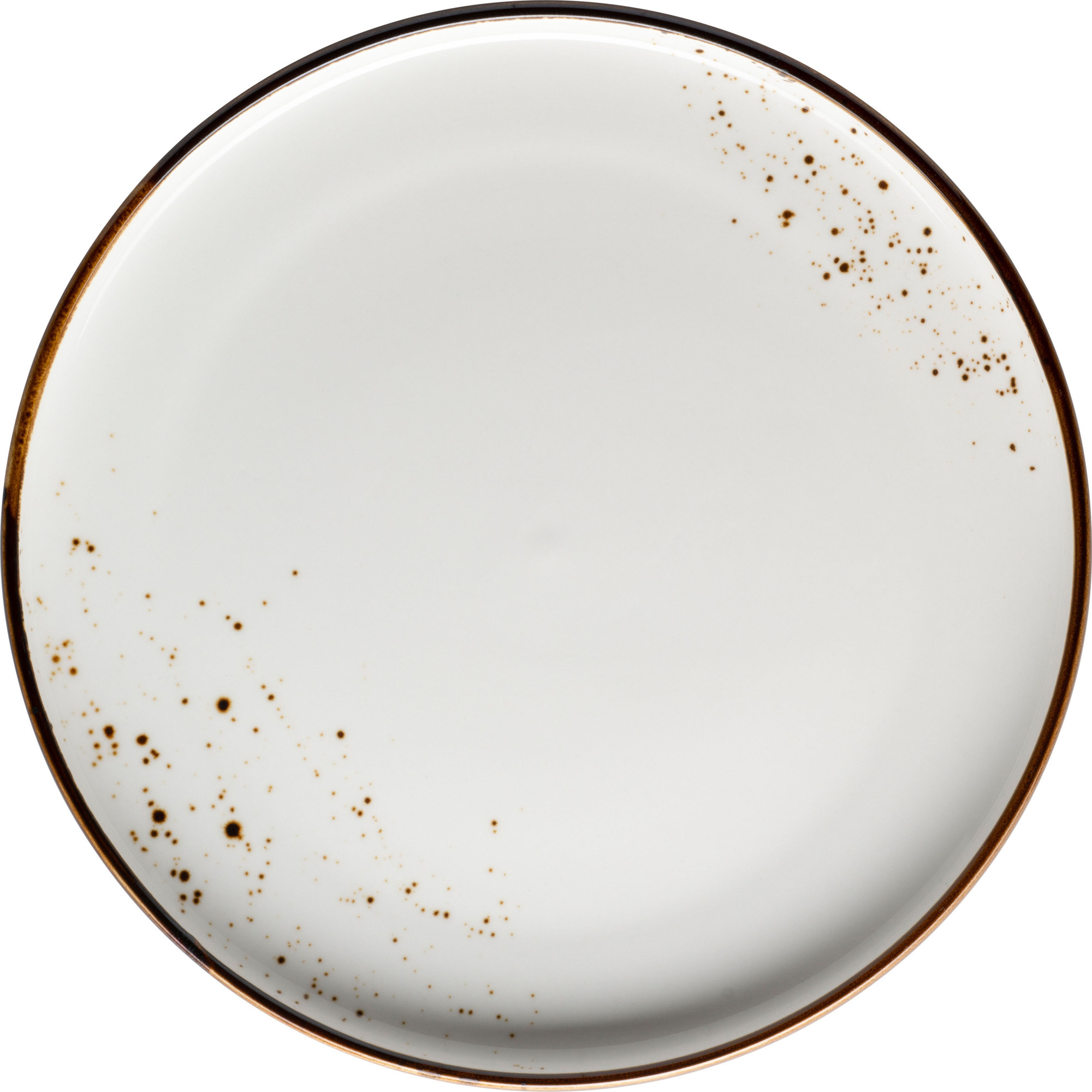 Dessertteller Pintar weiss braun 21,5cm