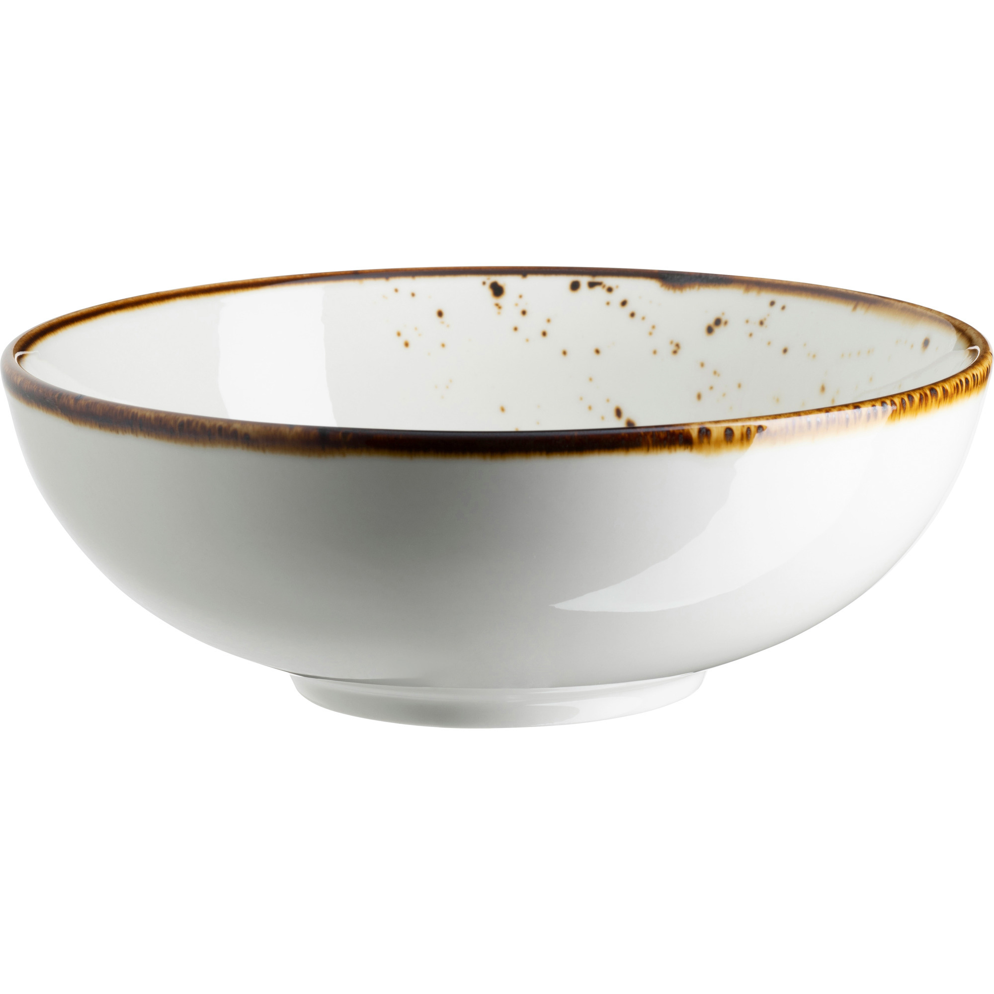 Schüssel Pintar weiss braun 17cm