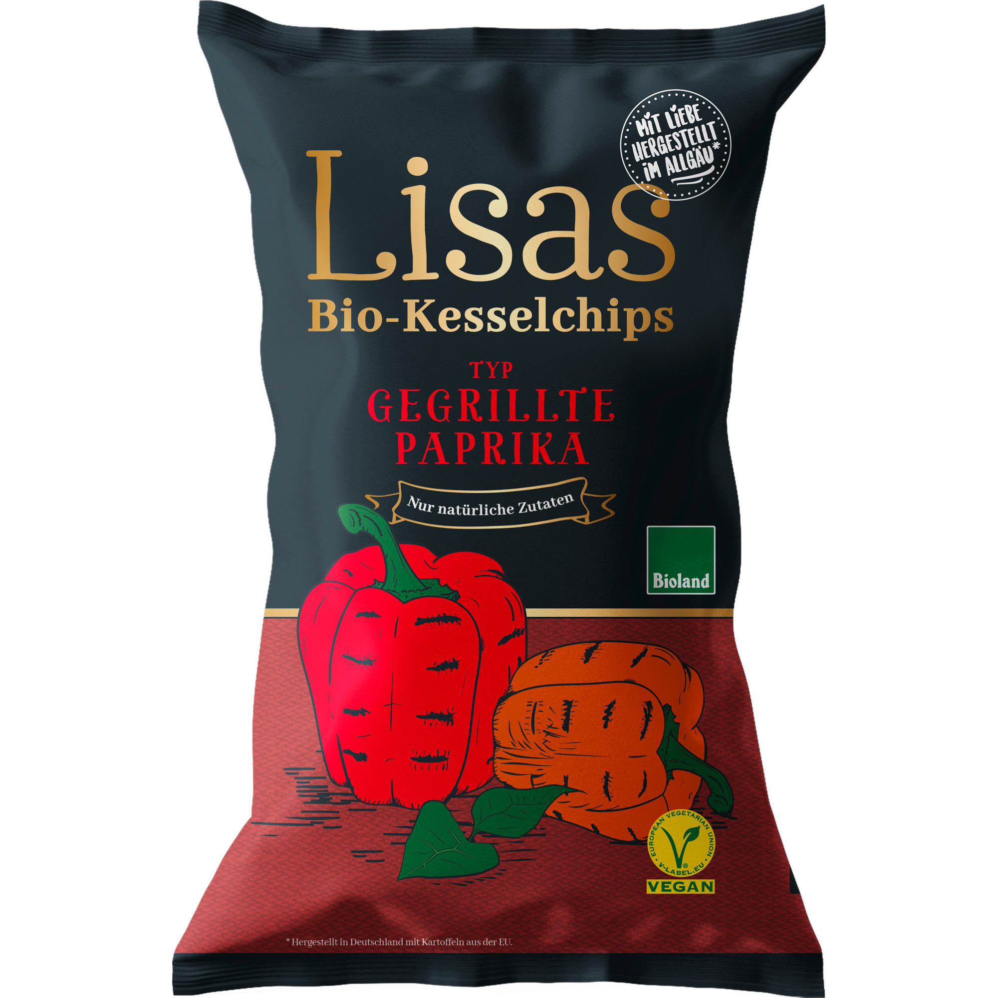 Lisa's Bio Kesselchips 50g, Paprika