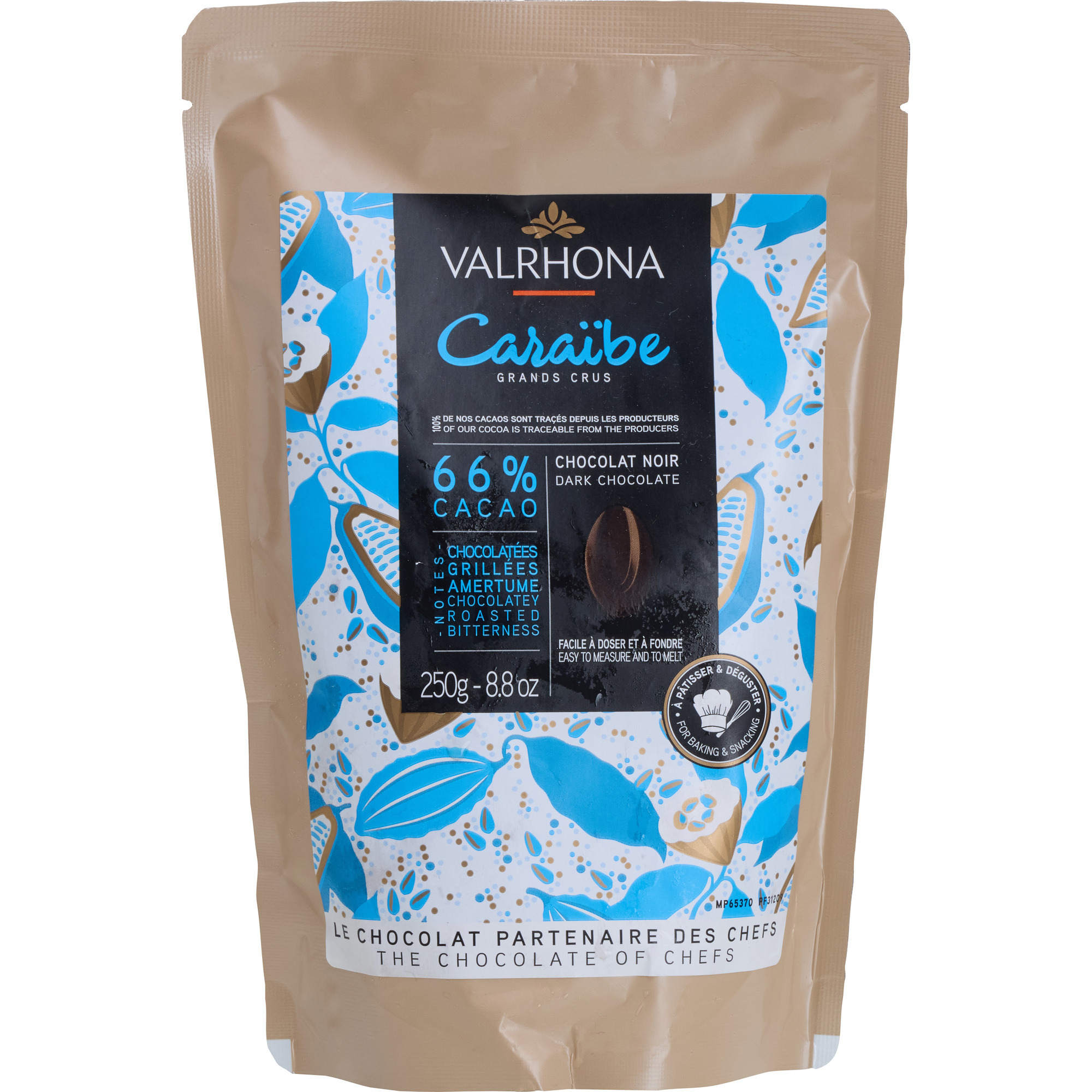 Valrh. Bitterschoko. Caraibe 66% 250g