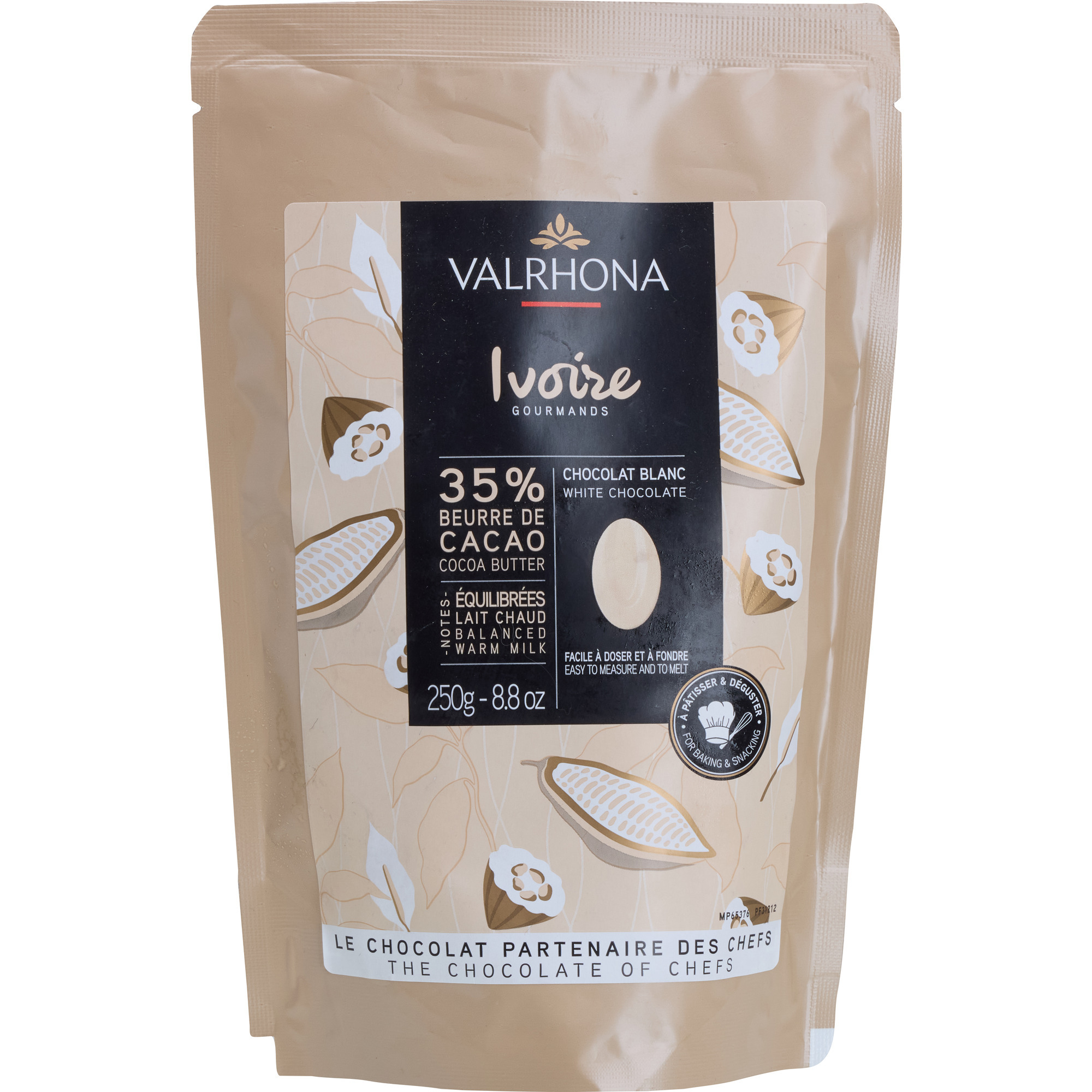 Valrh. Kuvertüre Ivoire 35% 250g