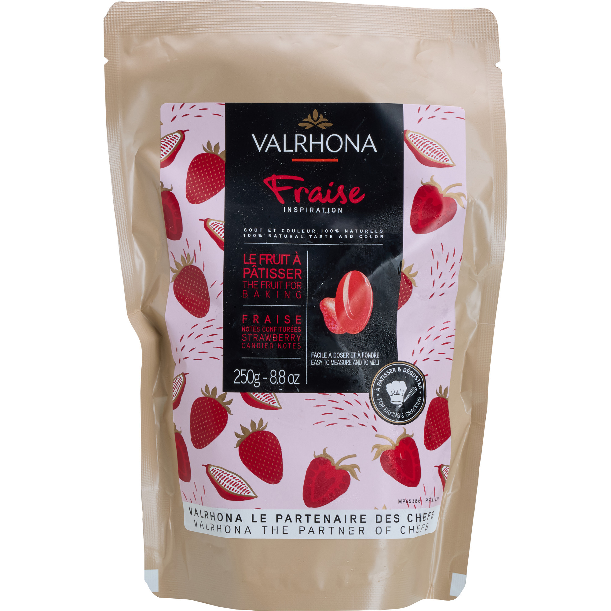 Valrh. Inspiration Fraise Kuvertüre 250g