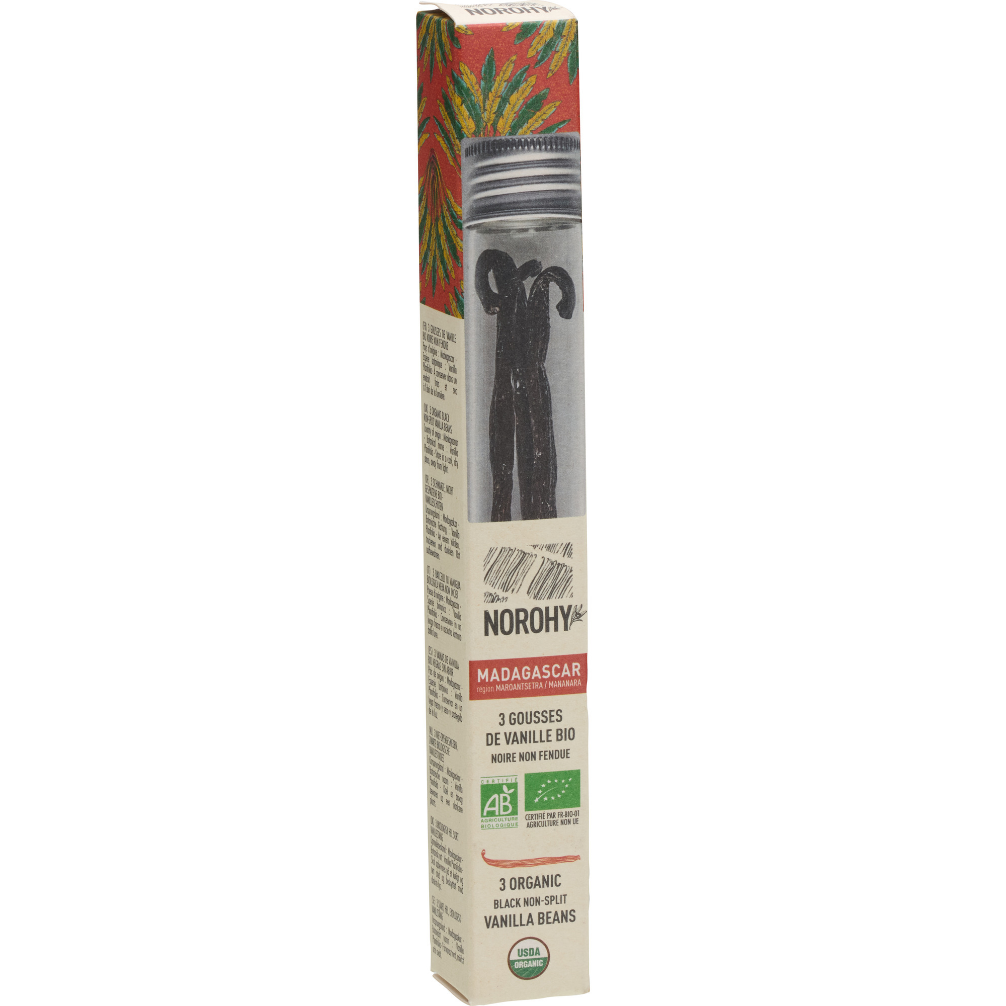 Valrh. Bio Vanilleschoten Norohy 3 Stk.