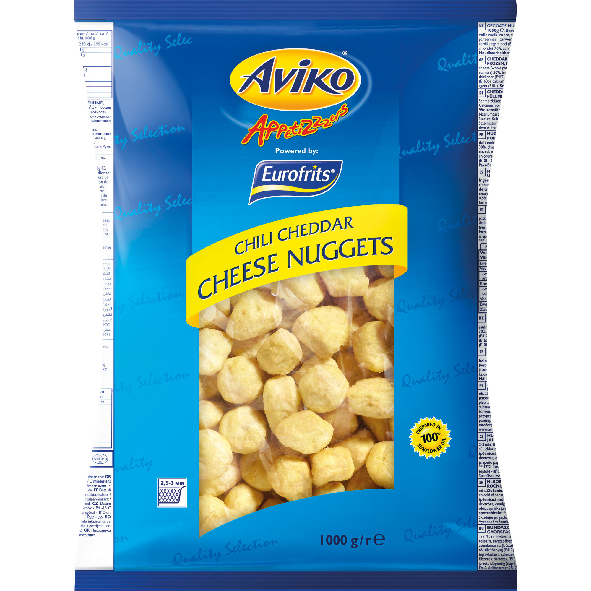 Aviko Chili Cheddar Cheese Nuggets TK1kg