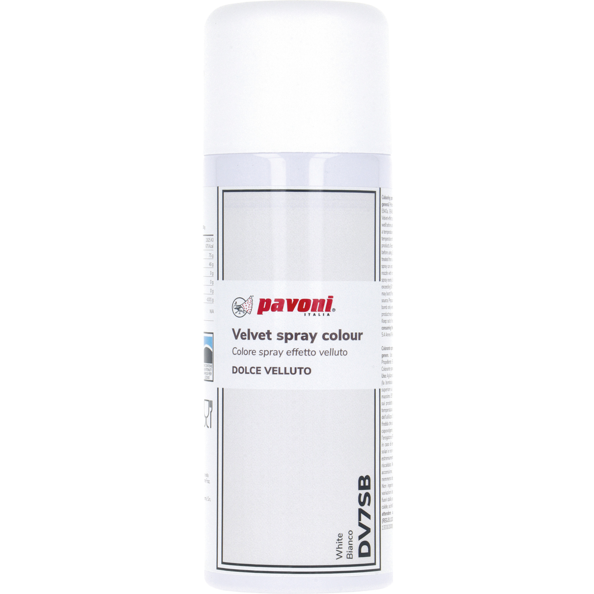 Pavoni Kakaobutterspray VelvetWeiß 400ml