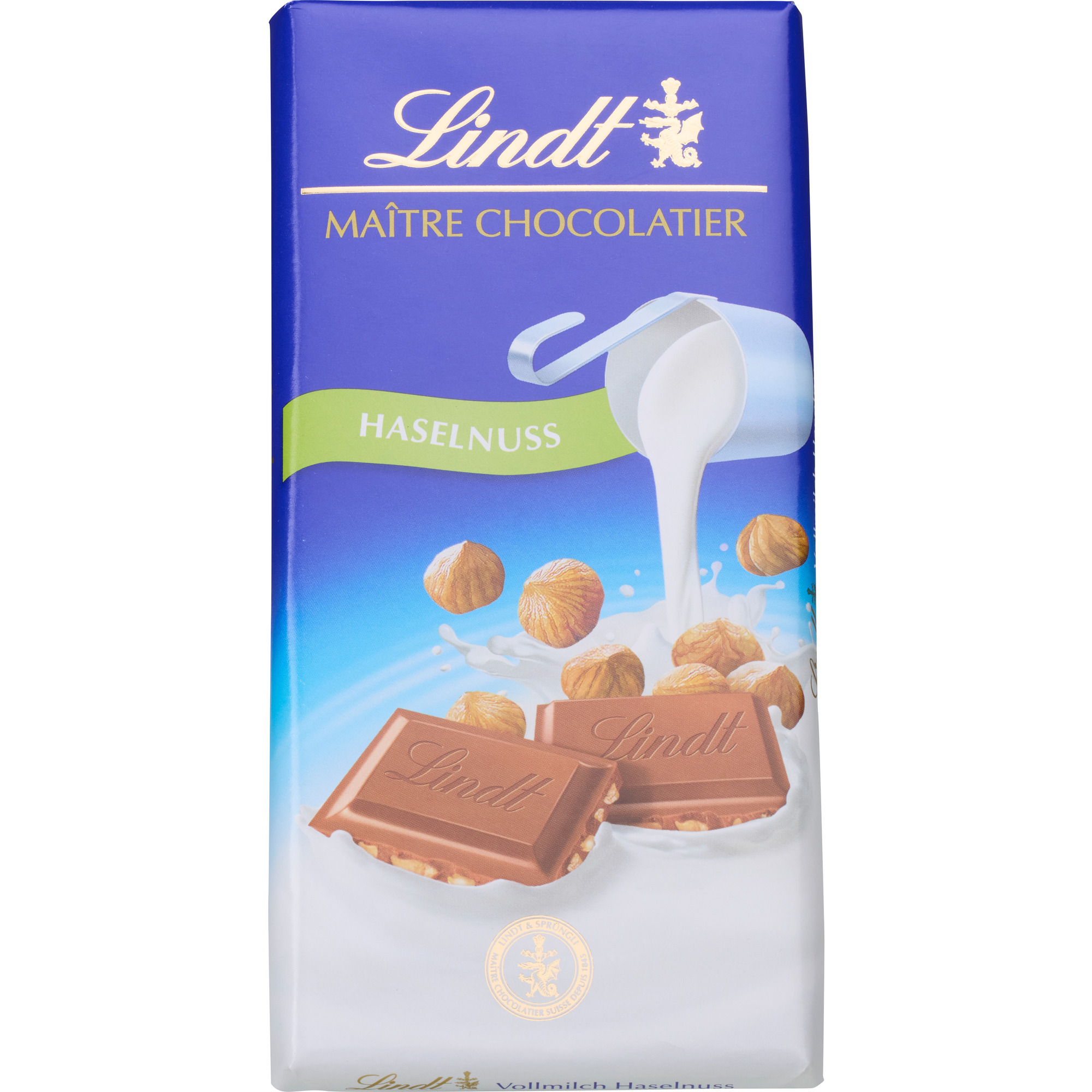 Lindt Maitre Chocolatier 100g, Haselnuss