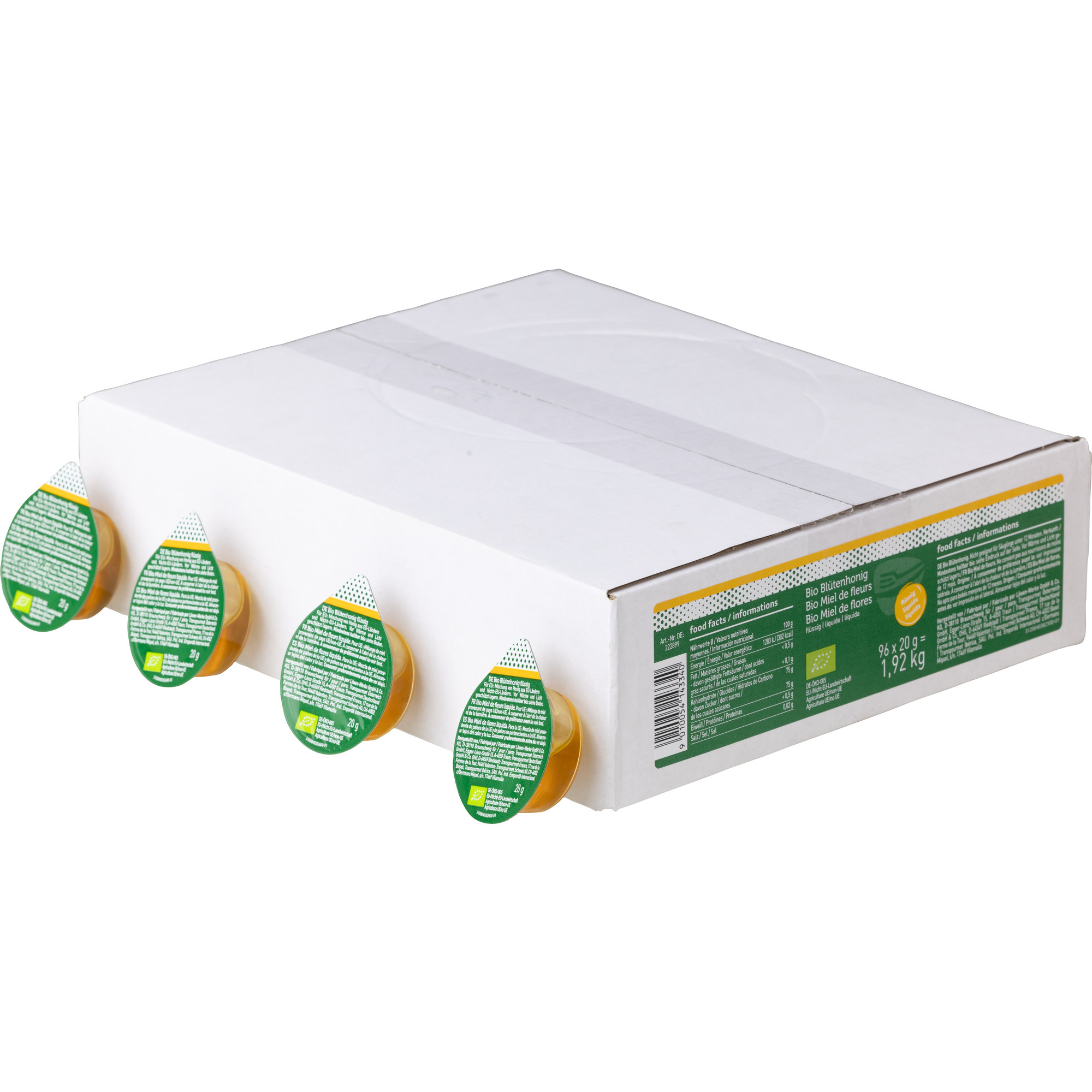 Natura Bio Honig flüssig Portion 96x20g