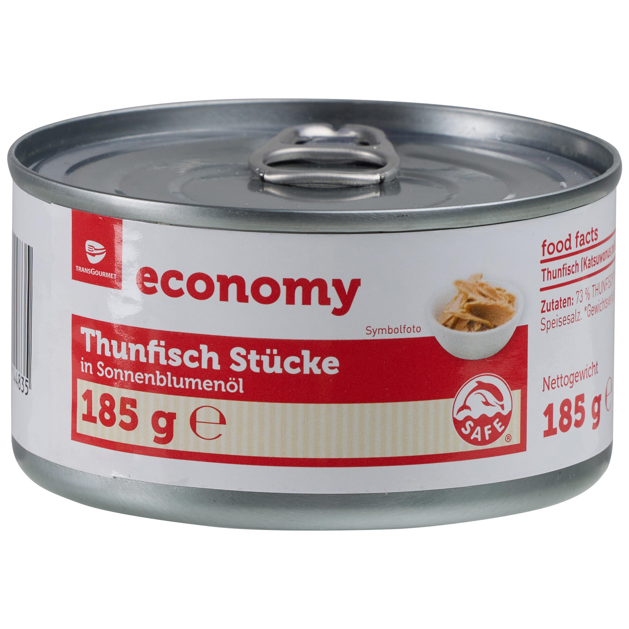Economy Thunfisch Chunks in Öl 185g