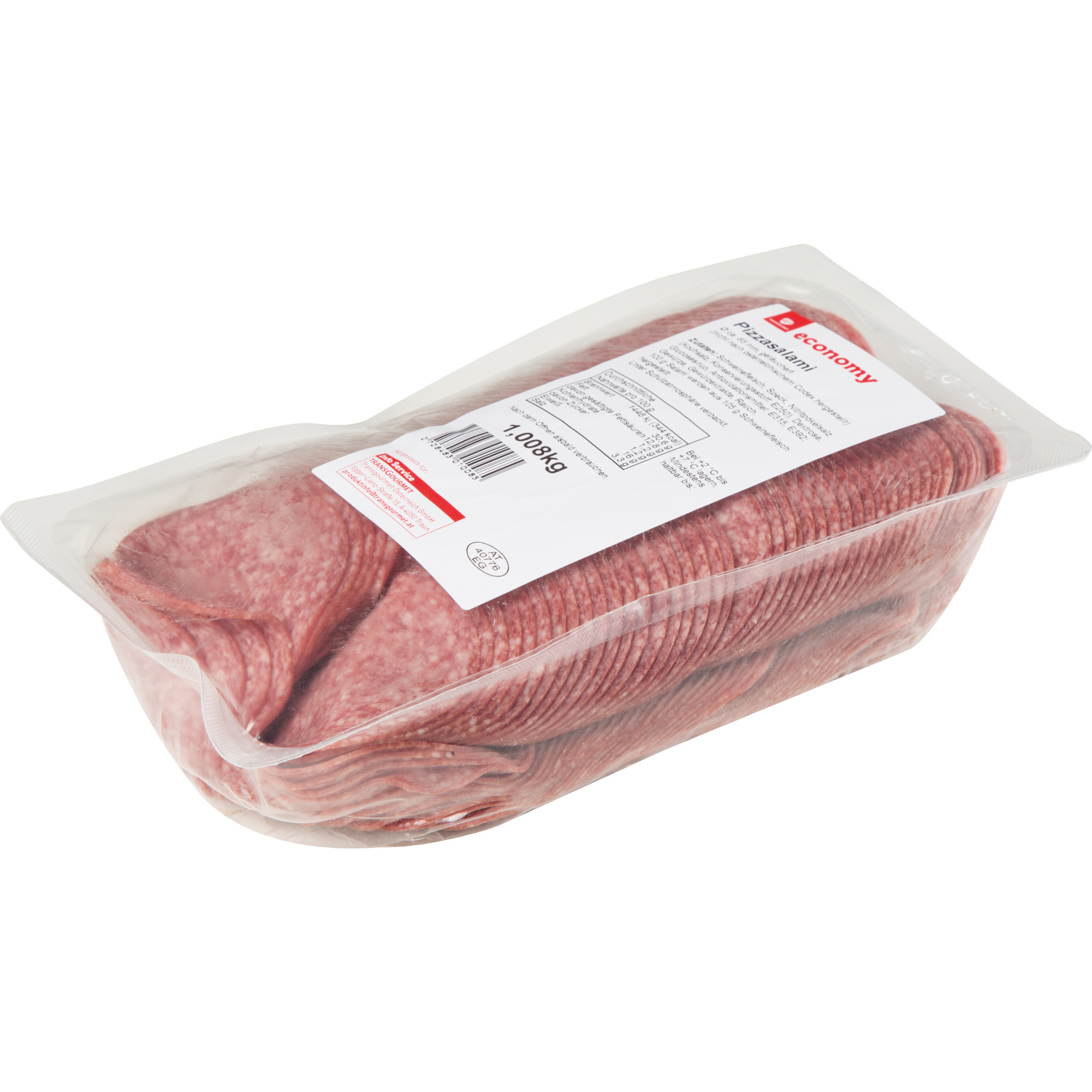 Economy Pizzasalami 65 geschn. 1kg