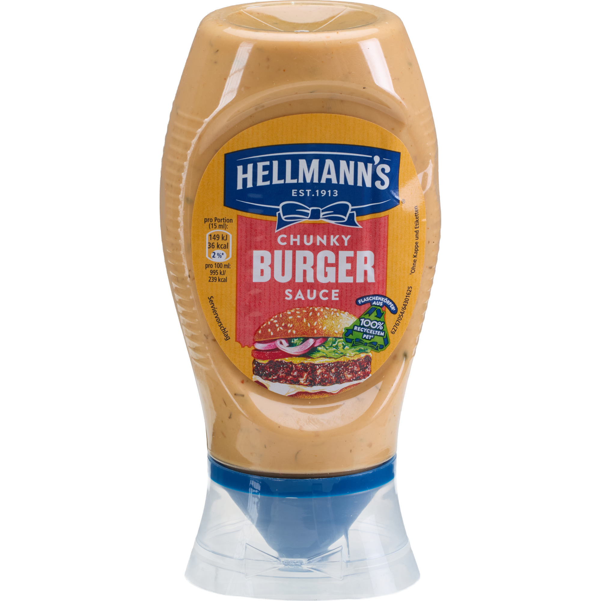 Hellmann's Sauce SQ 250ml, Chunky Burger