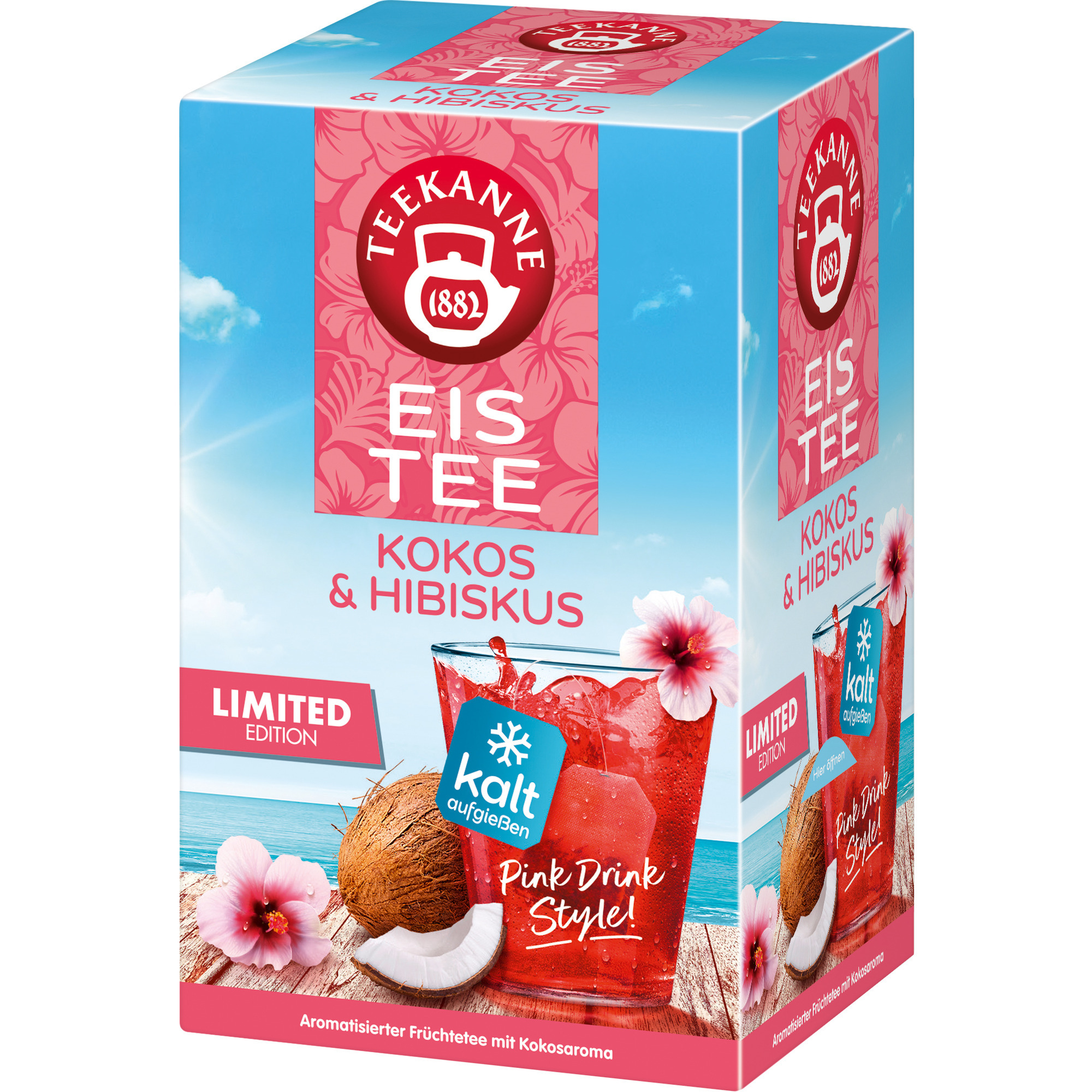 Teekanne Cool Sen. 18er, Kokos Hibiskus