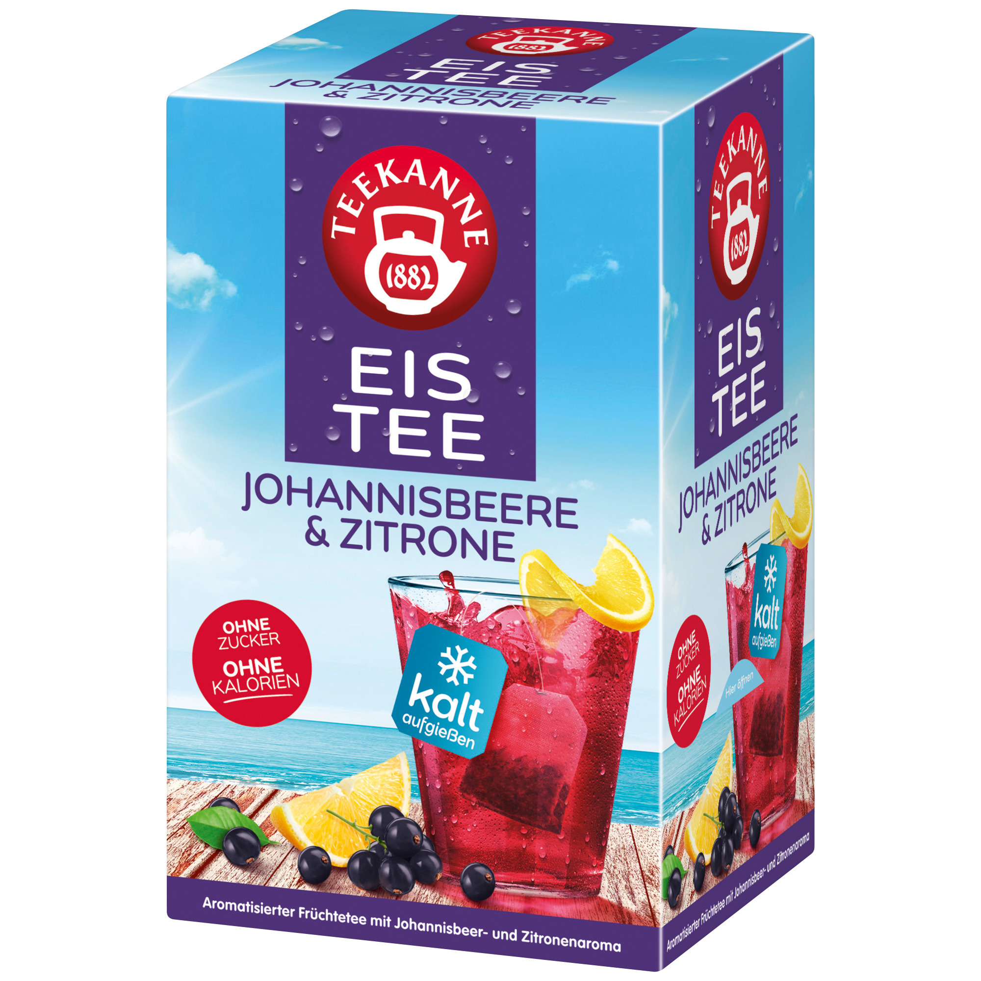 Teekanne Cool Sen. 18er,Johannisb. Zitr.