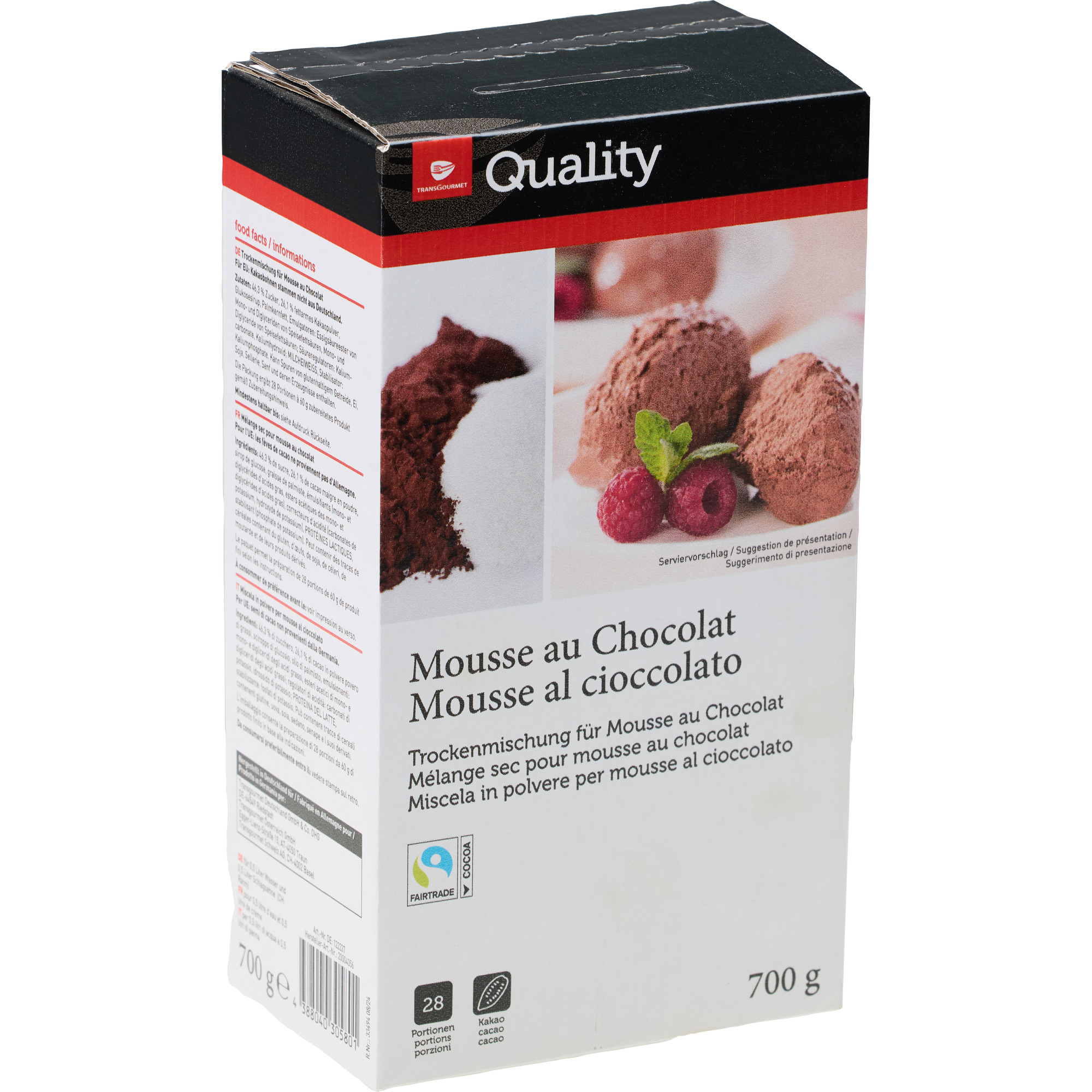 Quality Mousse au Chocolate FT 700g