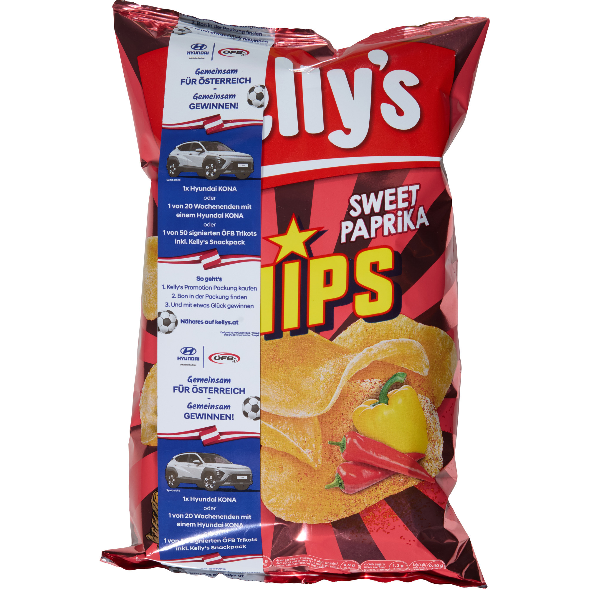 Kelly Chips 150g, Sweet Paprika
