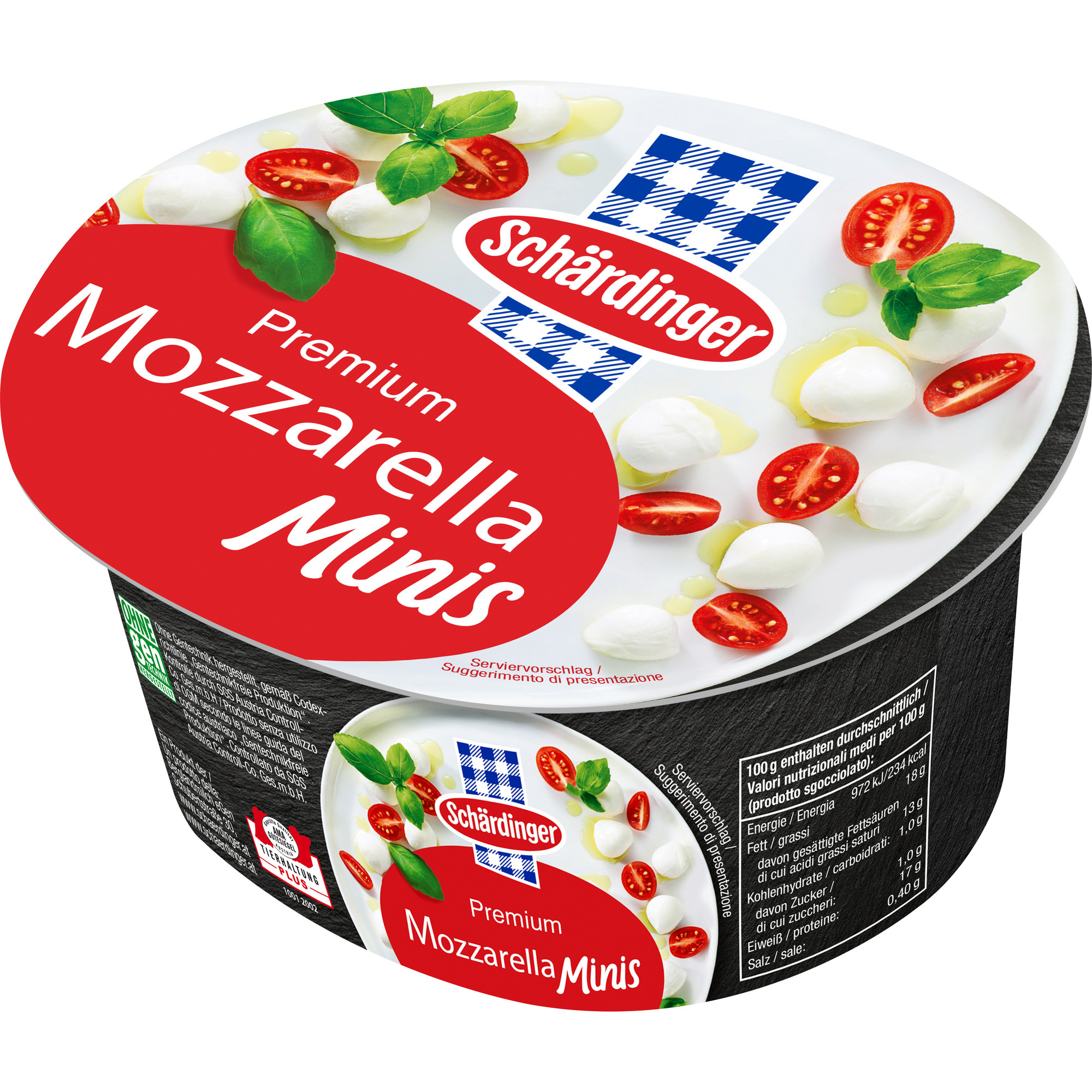 Schärd. Mozzarella Minis 45% 125g