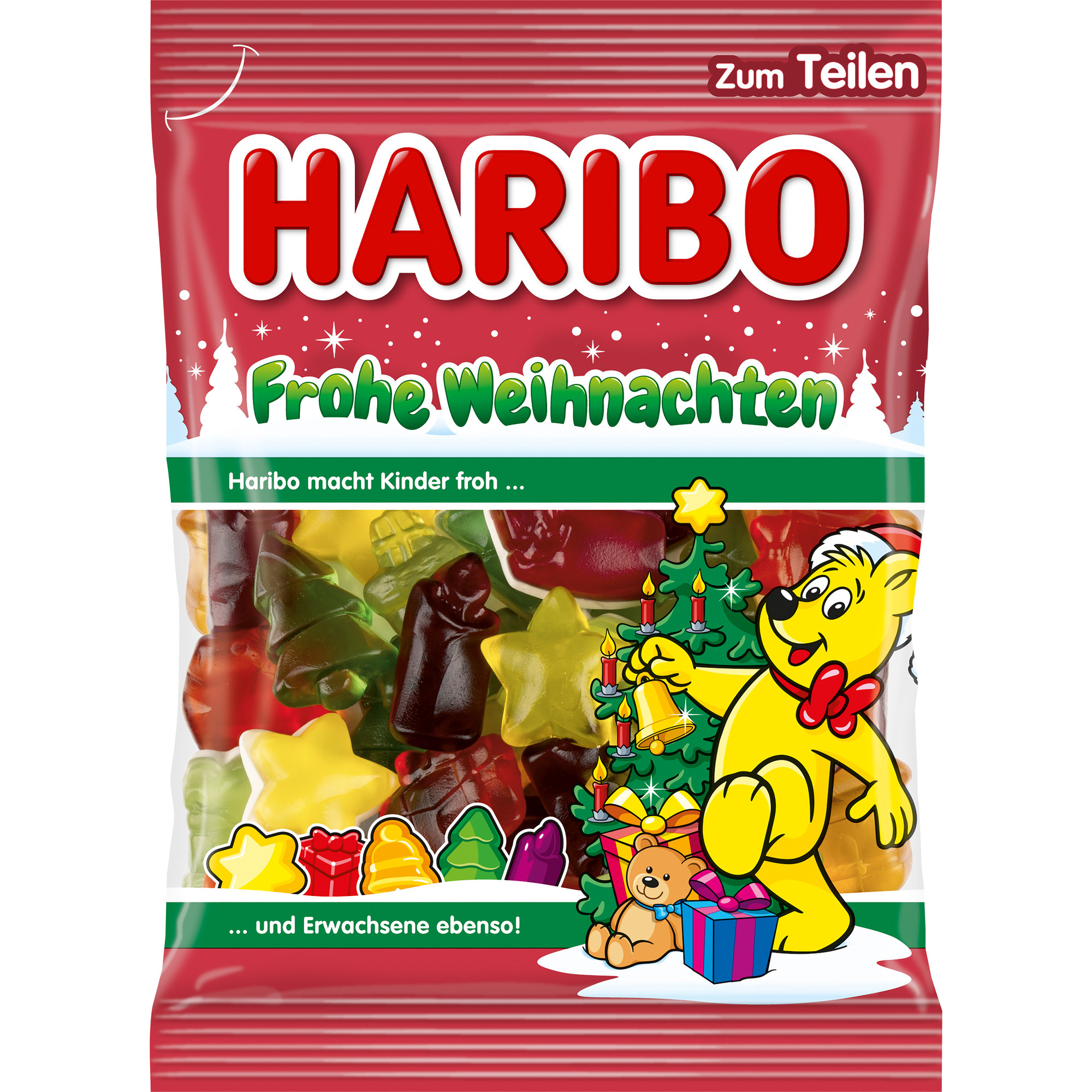 Haribo WH Beutel 200g, Frohe Weihnachten