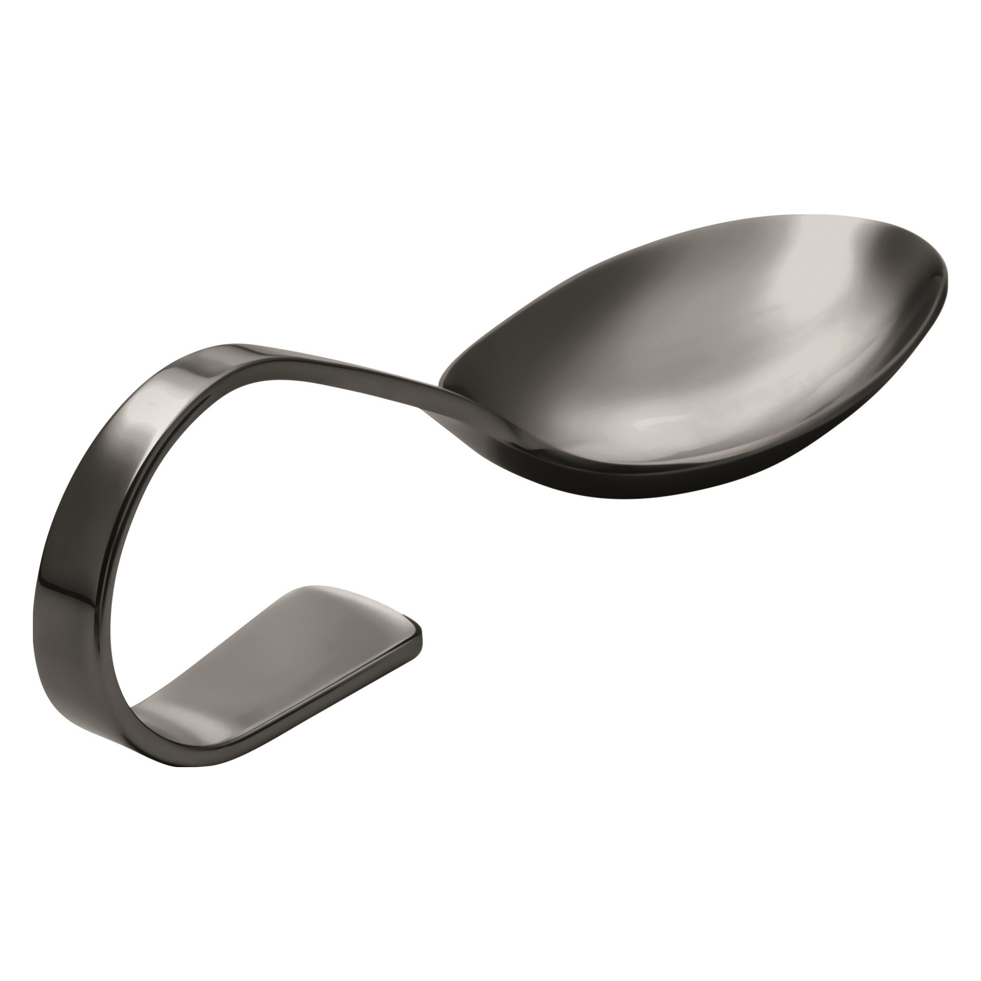Gourmetlöffel Large shiny black 18/10
