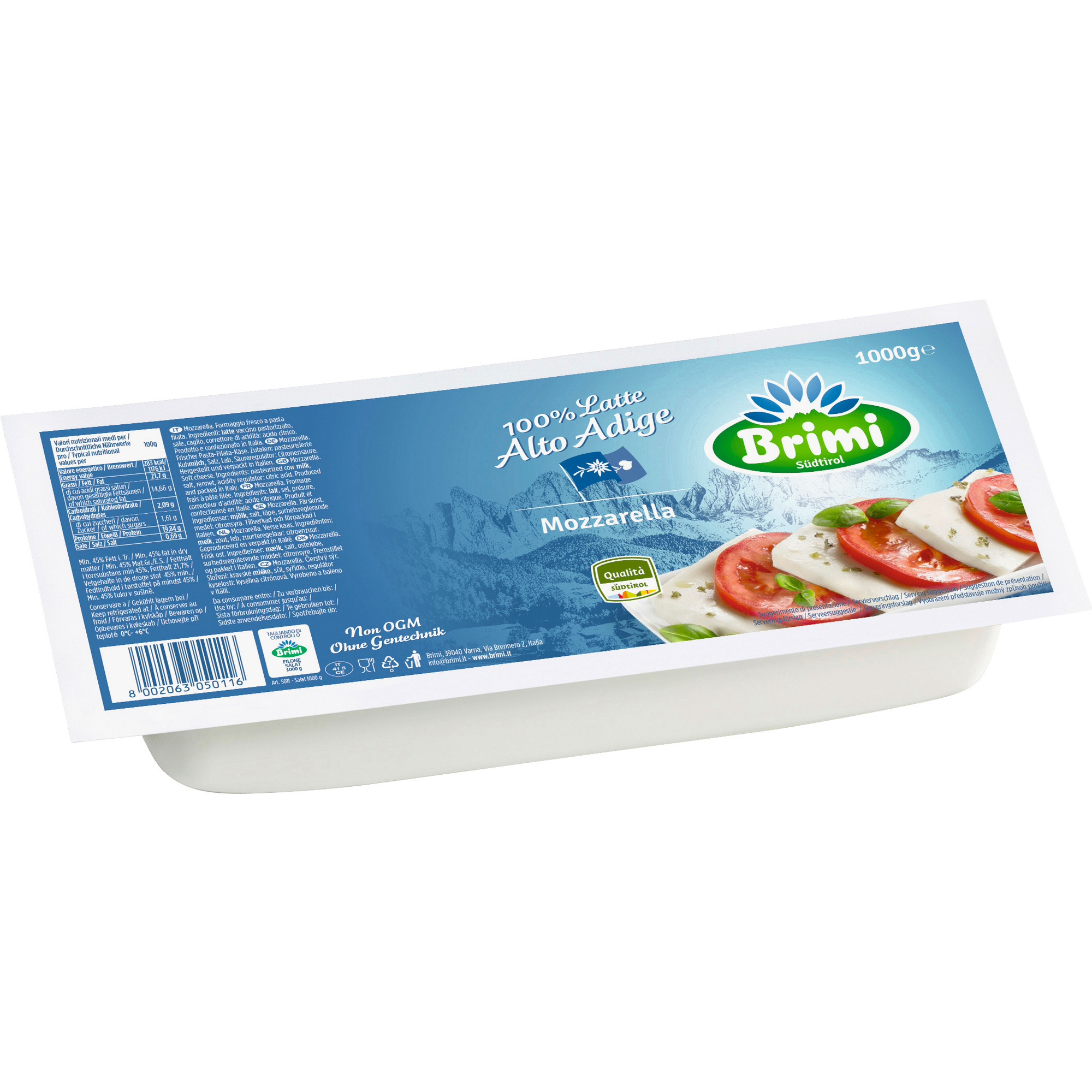 Brimi Mozzarella Stangla 1 kg