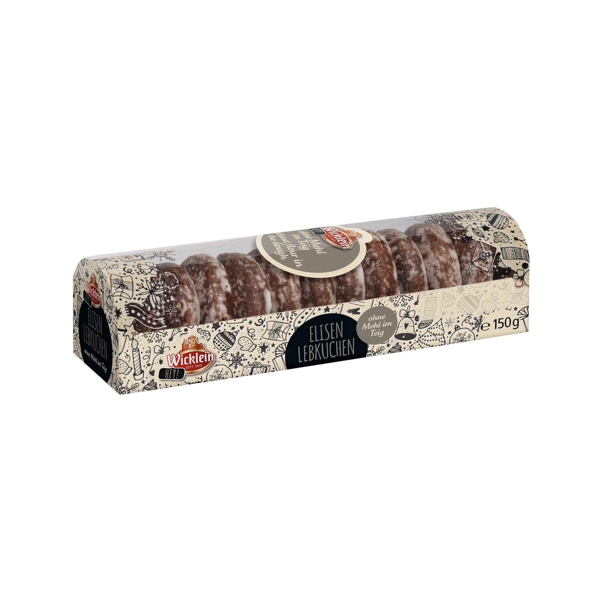 Wicklein Mini Elisen Lebkuchen 150g, Nus