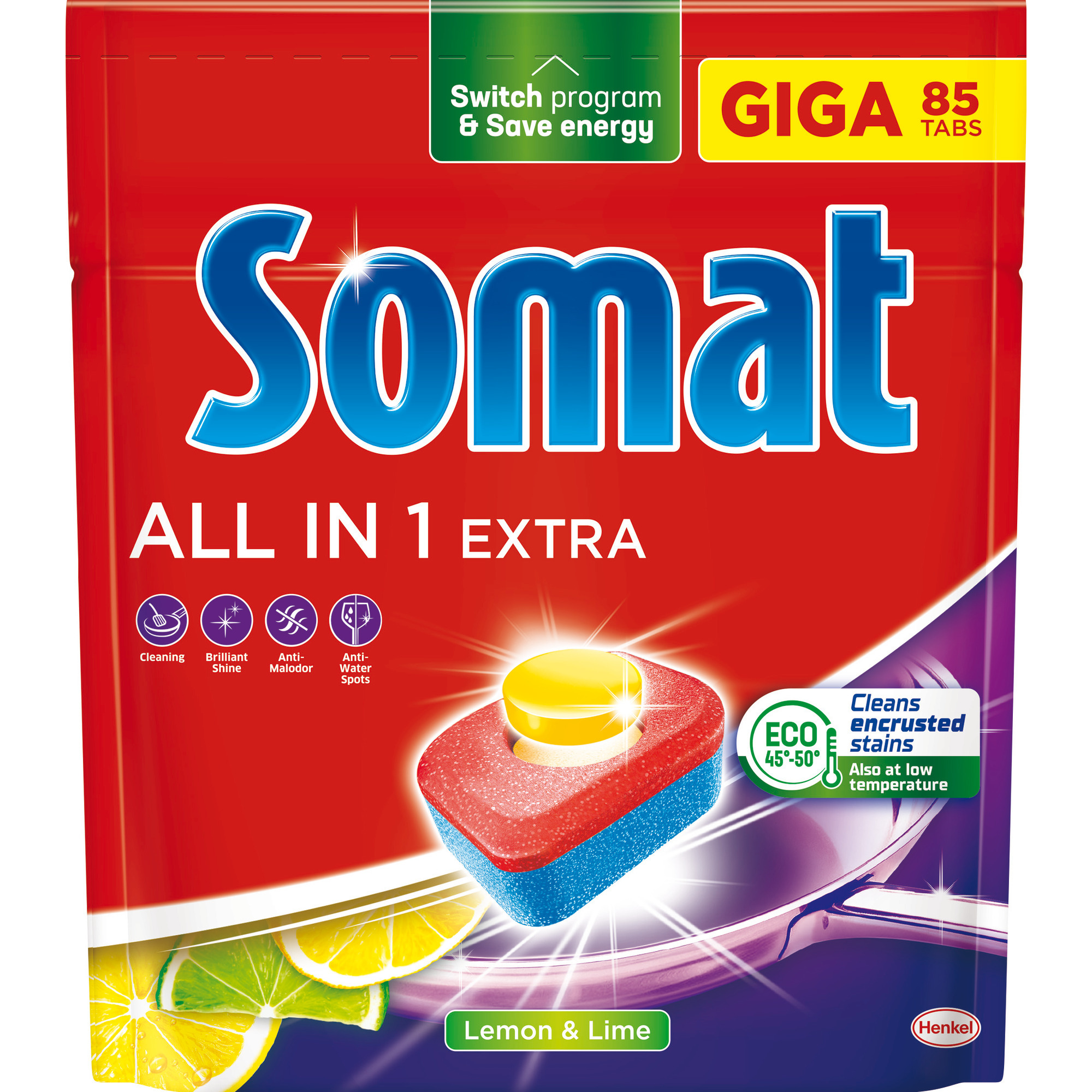 Somat All in 1 Extra Lemon Tabs 85er