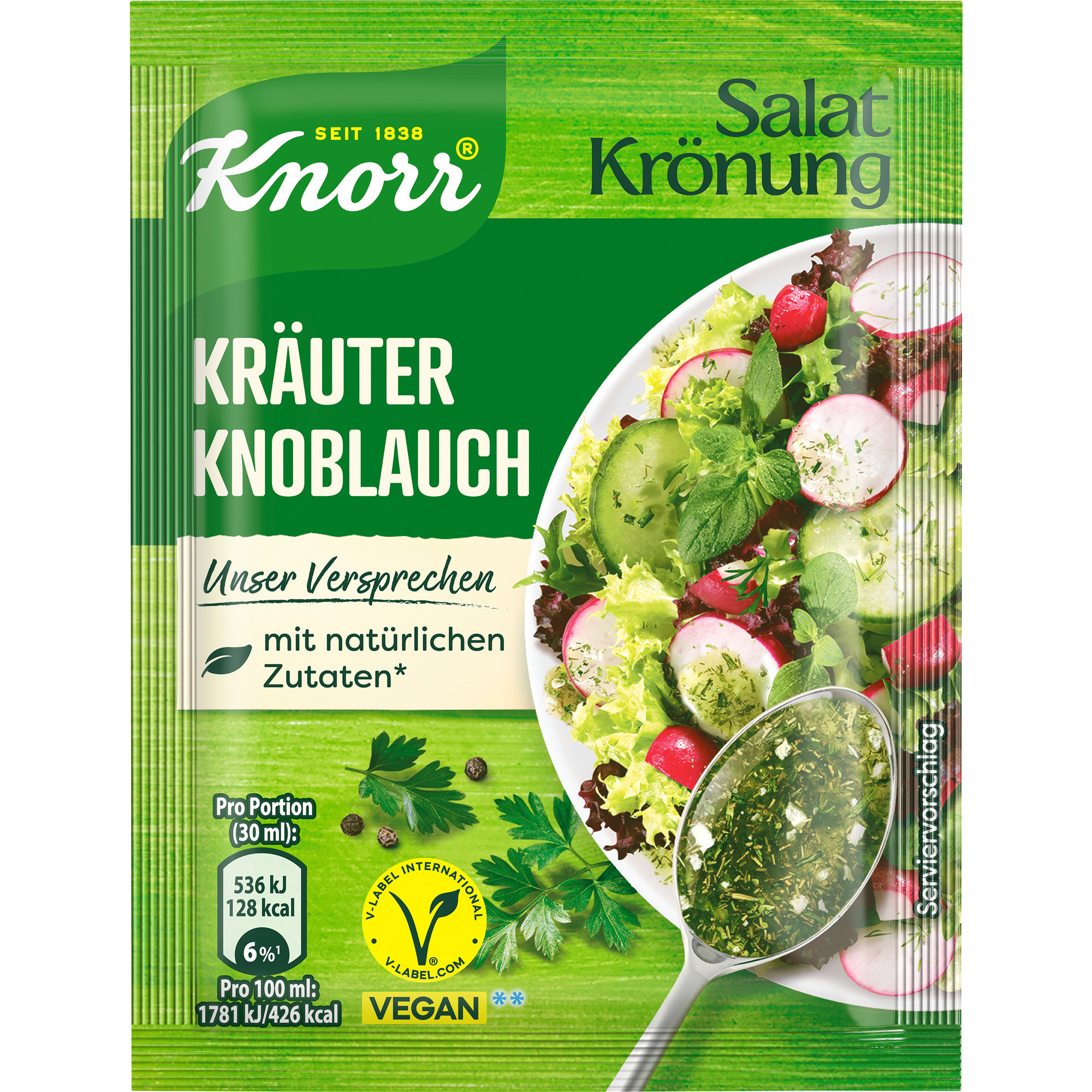 Knorr Salatkr. 3er, Kräuter Knoblauch