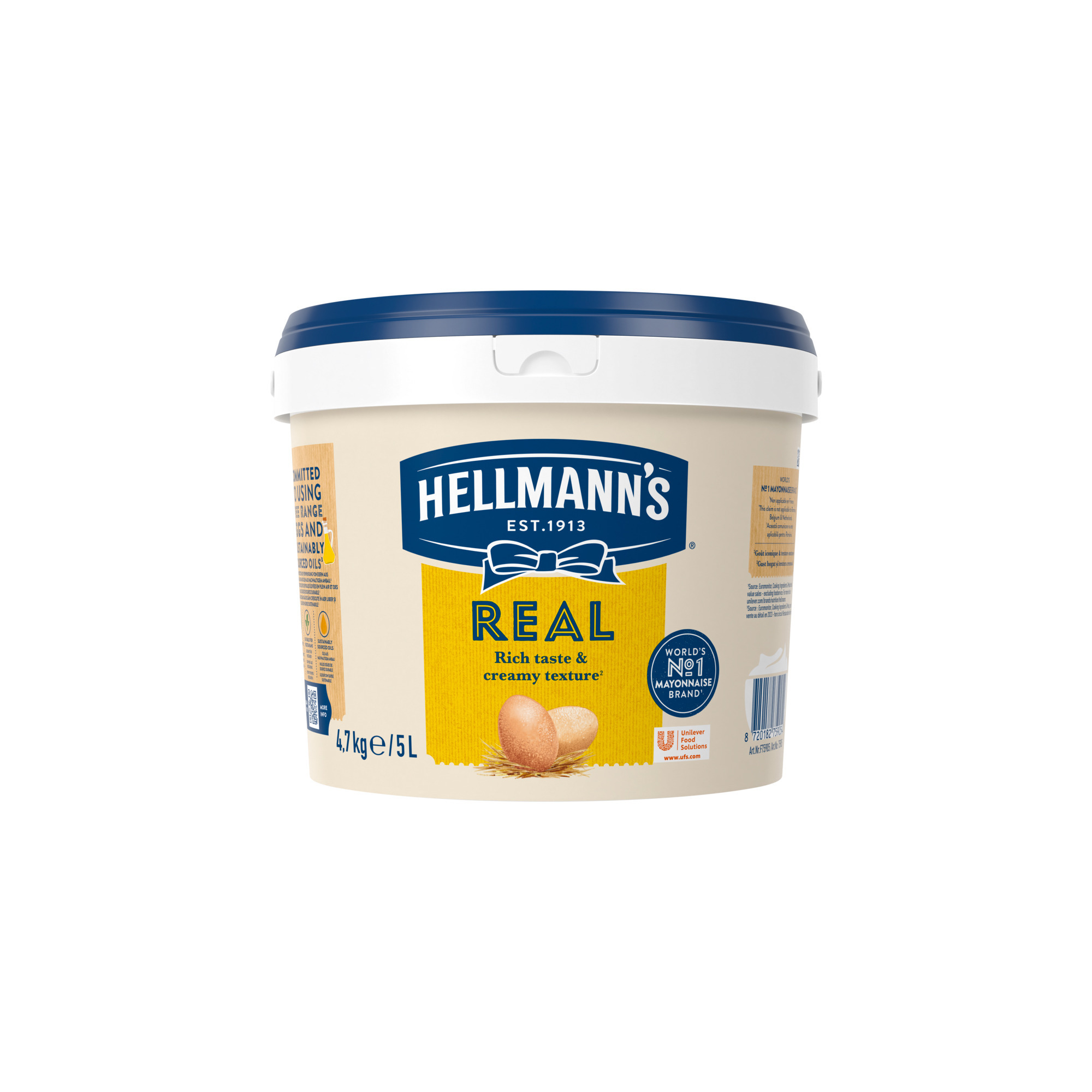 Hellmann's Real Mayonnaise 70% Fett 5l