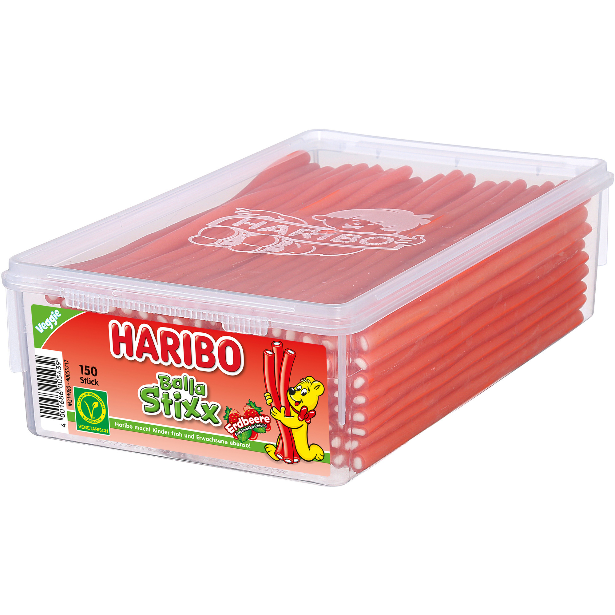 Haribo B-Balla 150er, Erdbeer