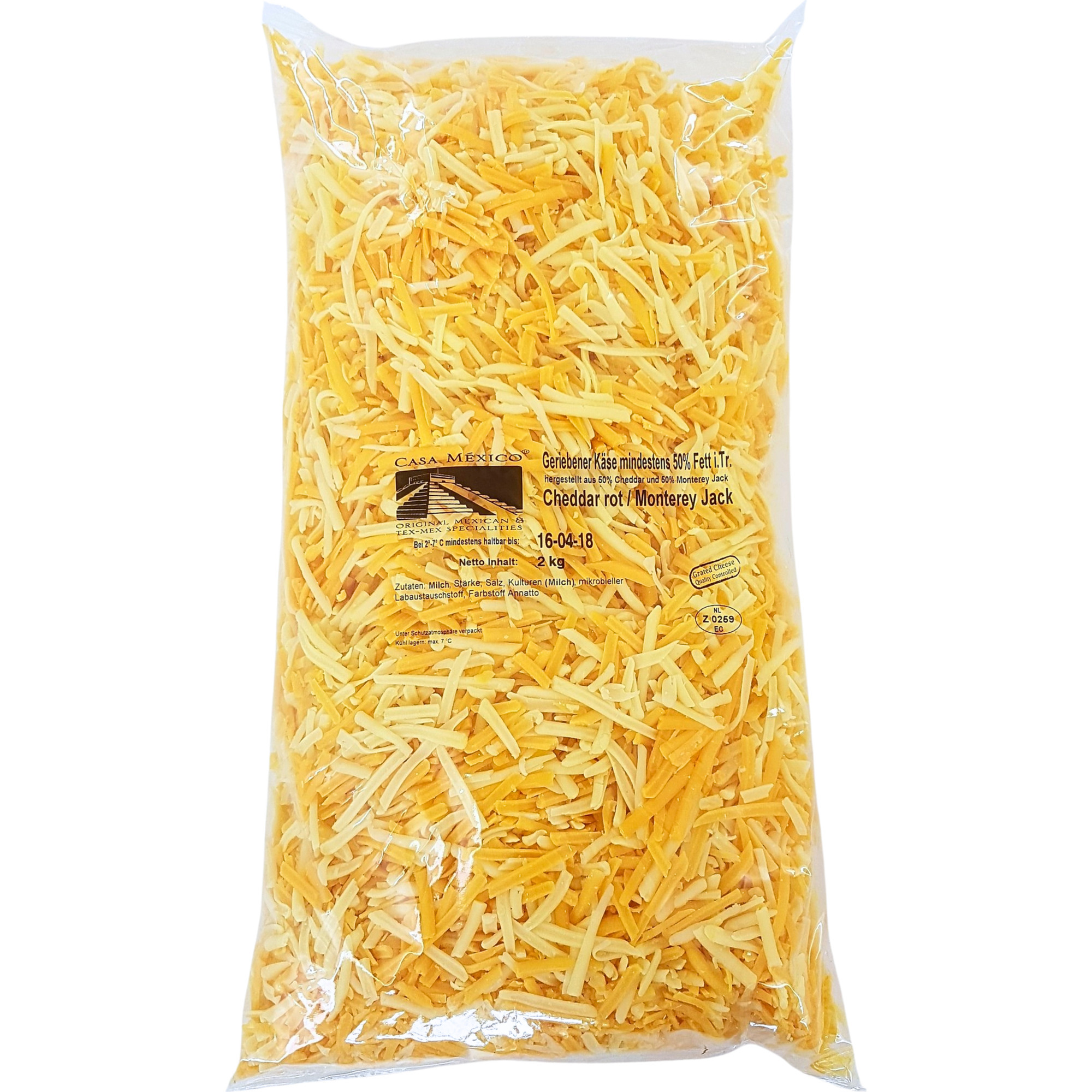 Casa Mexico Cheddar-Monterey Jack Mix2kg