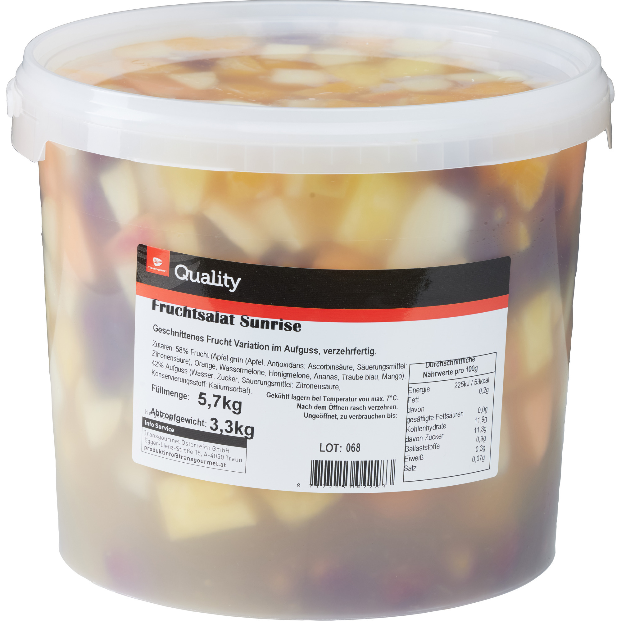 Quality Fruchtsalat Sunrise 5,7kg