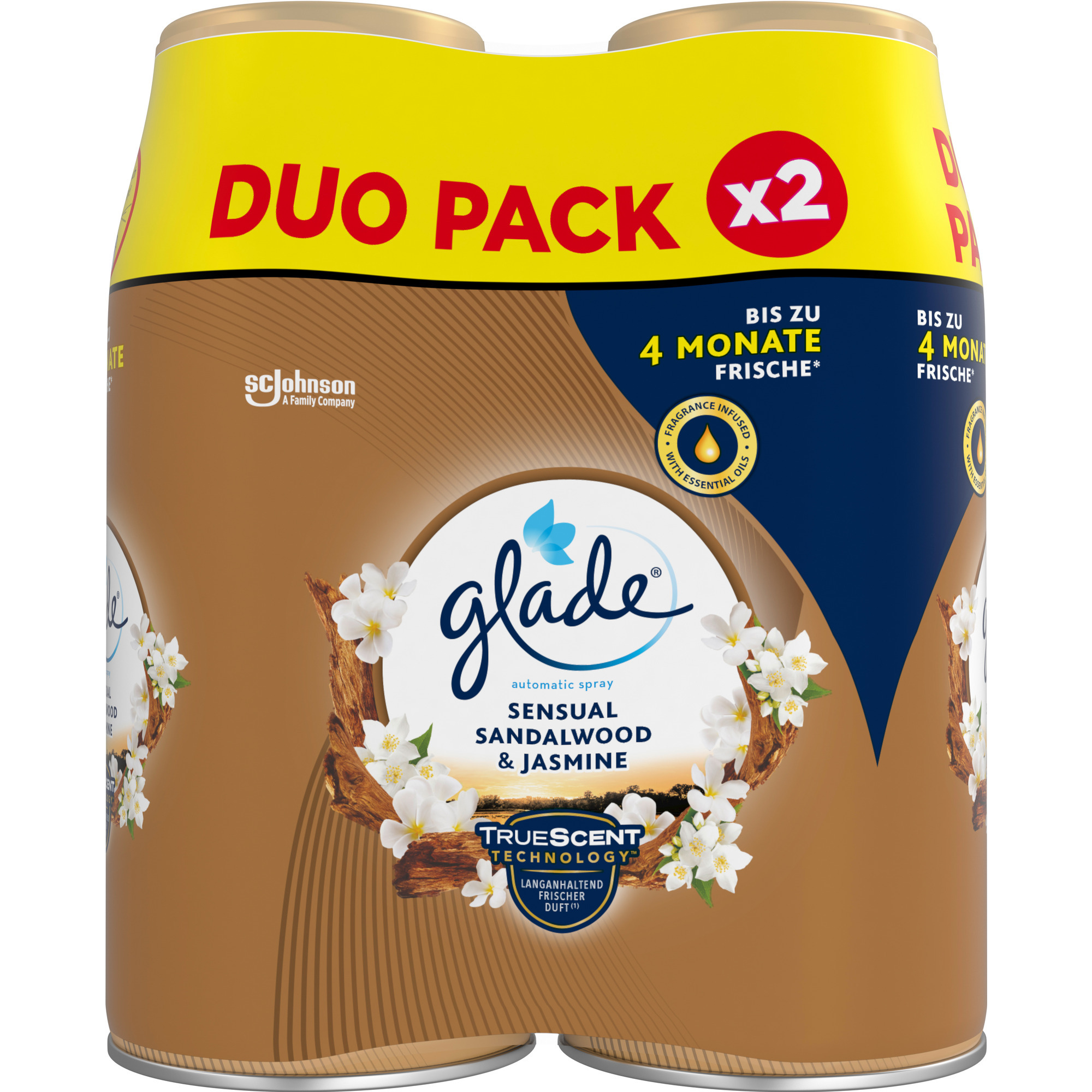 Glade Autom.Spray NF Duo, Sandelh.&Jasm.