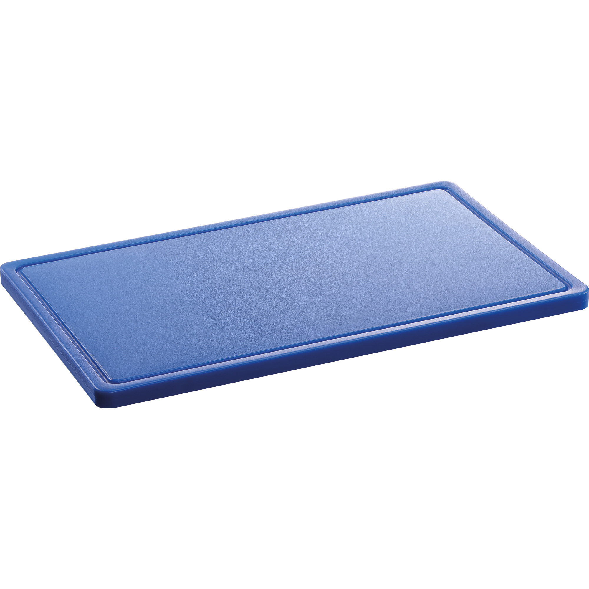 Schneidbrett Pro m.Rille blau 53x32cm