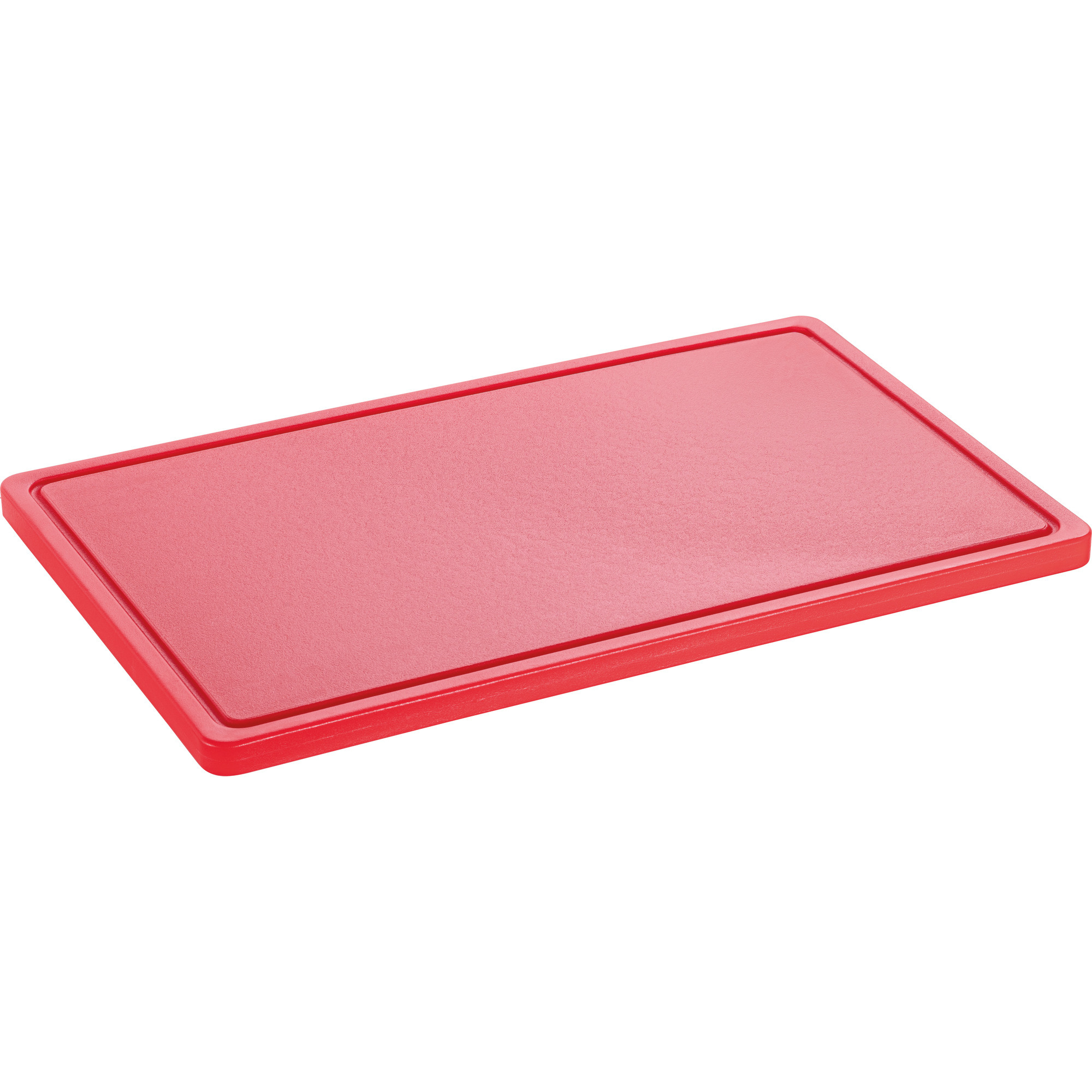 Schneidbrett Pro m.Rille rot 53x32cm