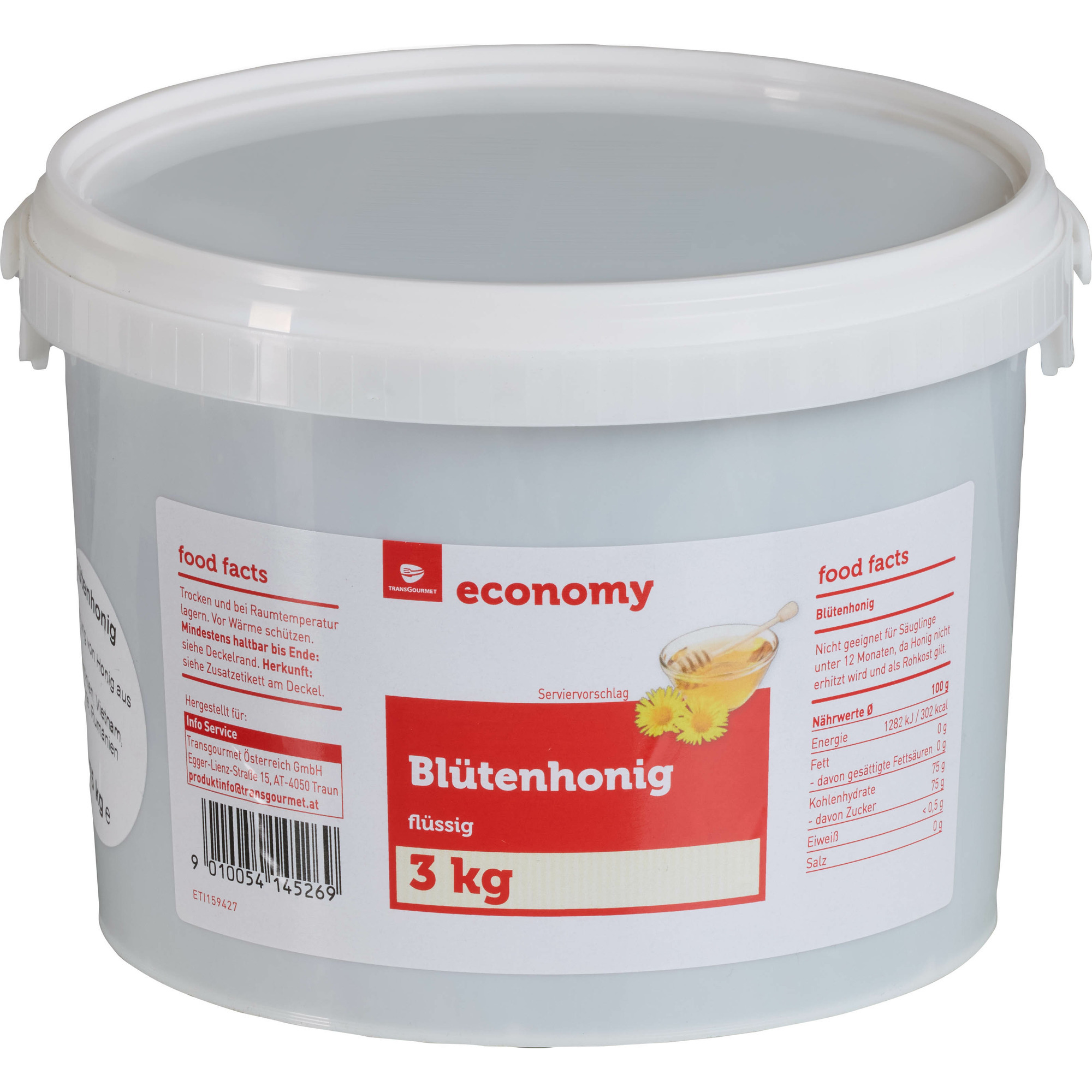 Economy kvetový med 3kg