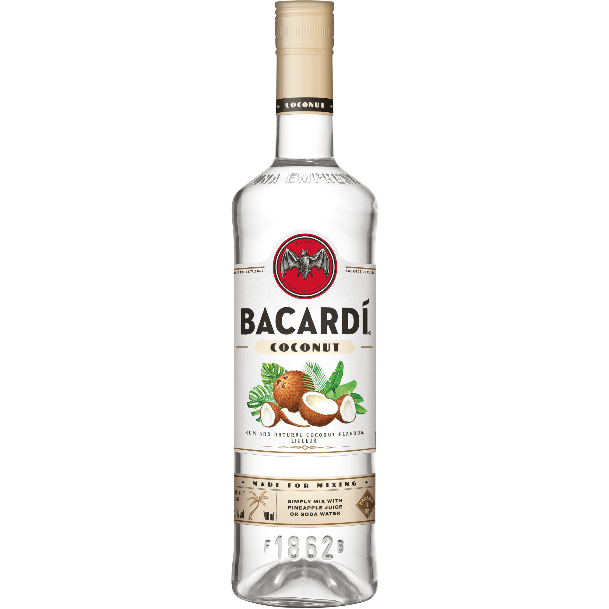 Bacardi 0,7l, Coconut