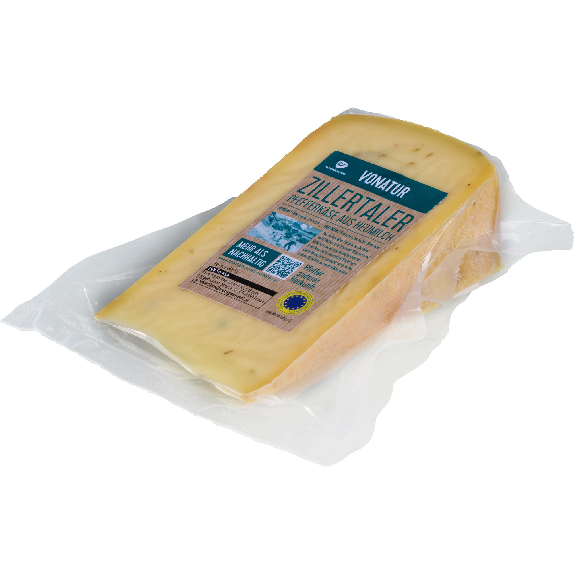 Vonatur Zillertaler Pfefferkäse 250g