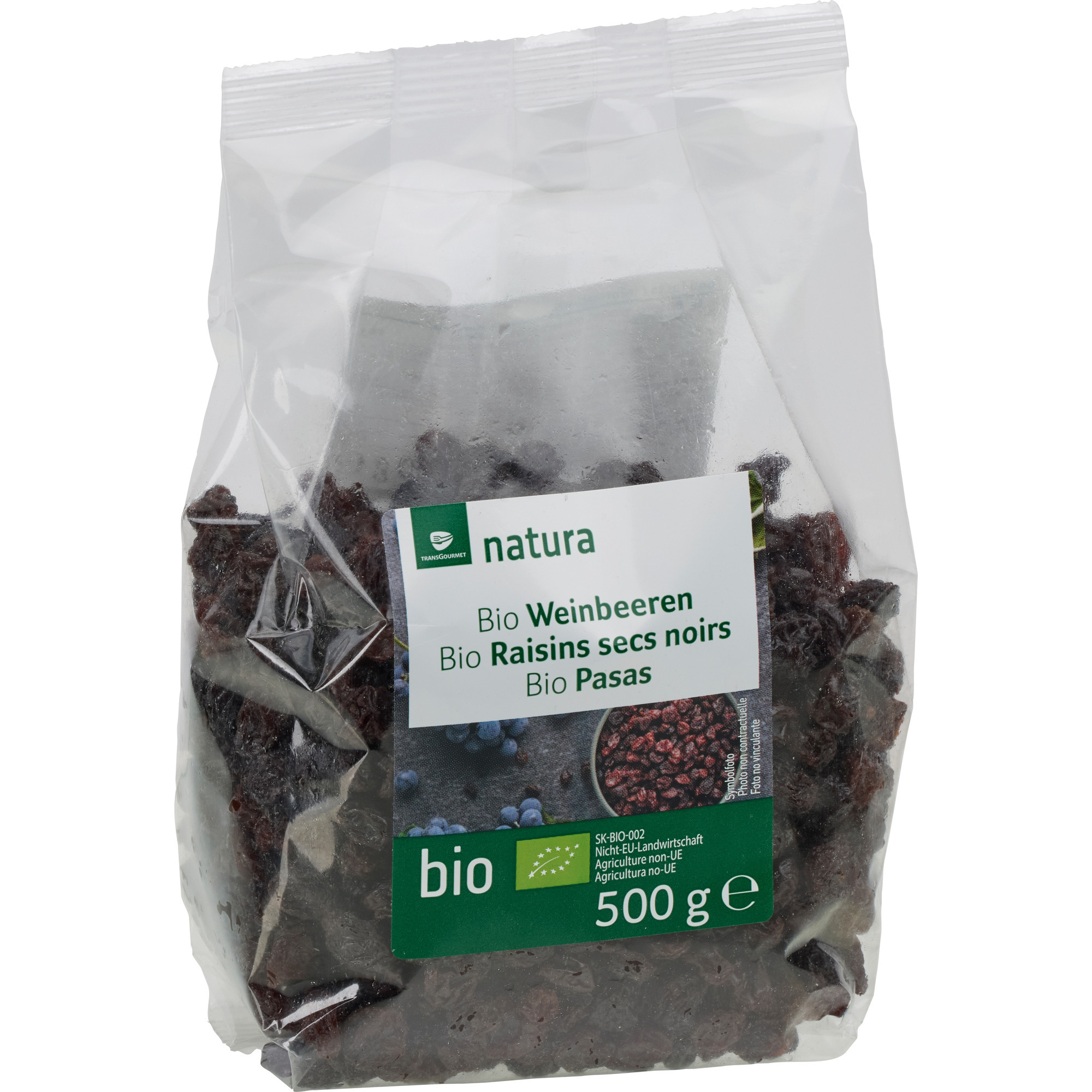 Natura Bio Weinbeeren 500g