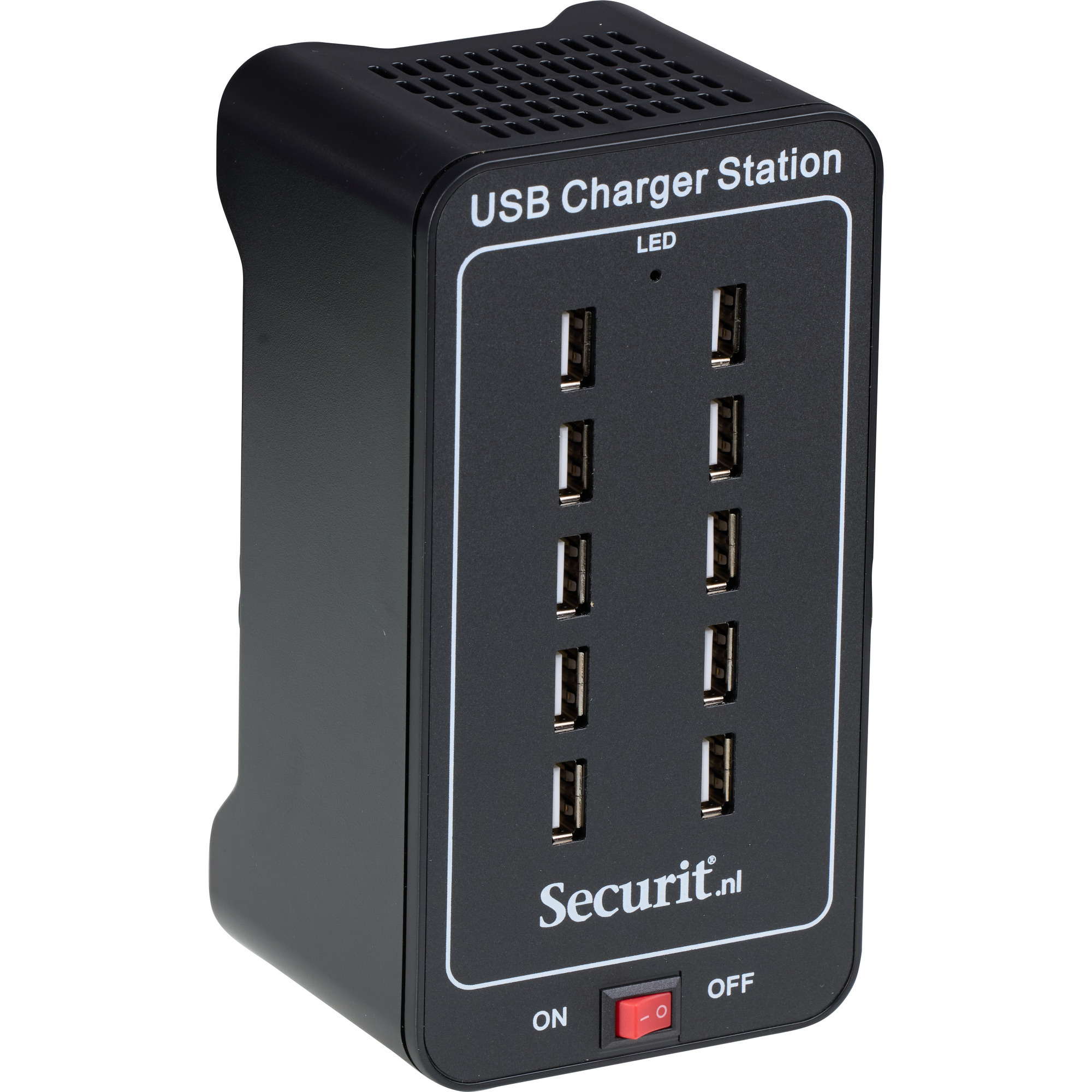 Securit Multicharger schwarz