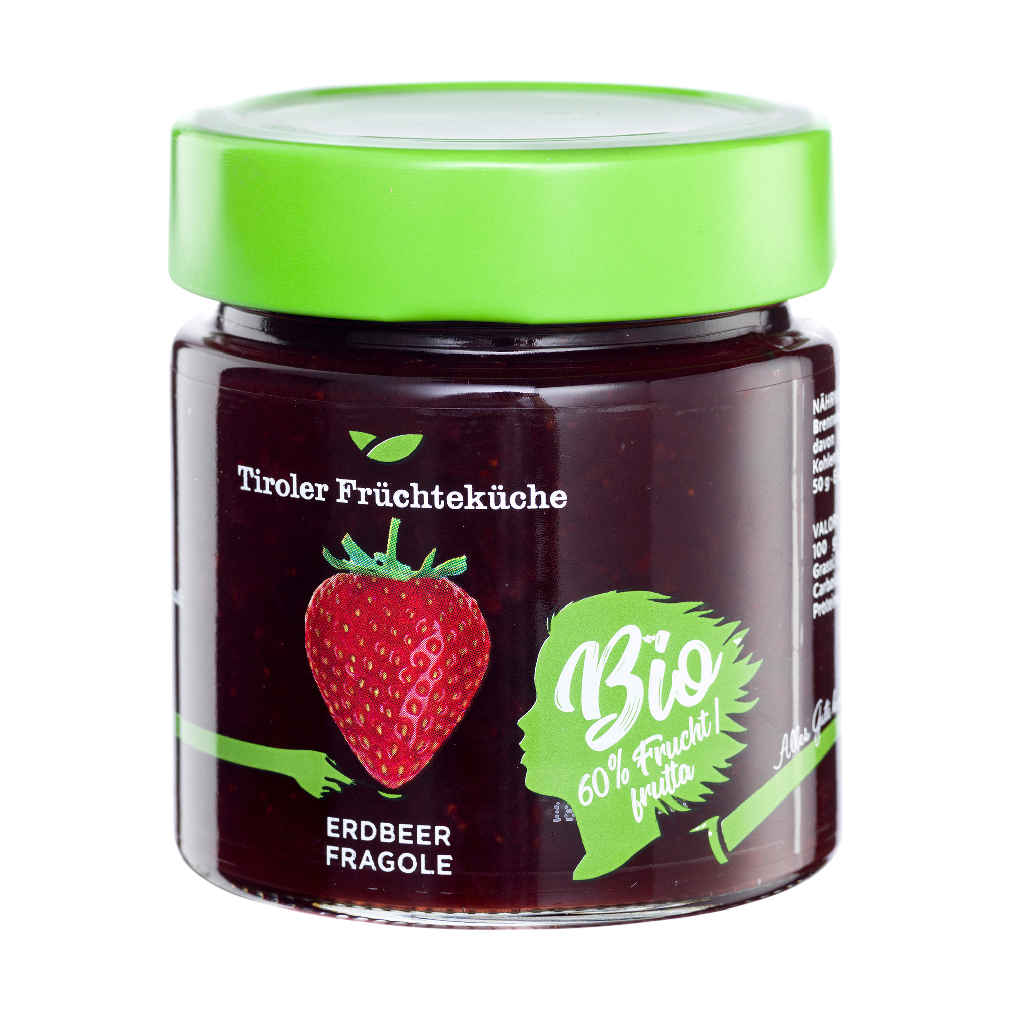 Tir.Früchtek. Bio 60% Fruchta.260g,Erdbe