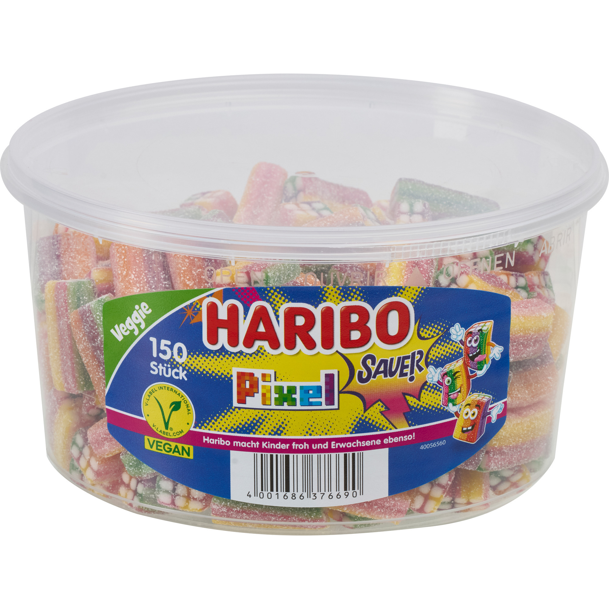Haribo Dose 150er, Pixel