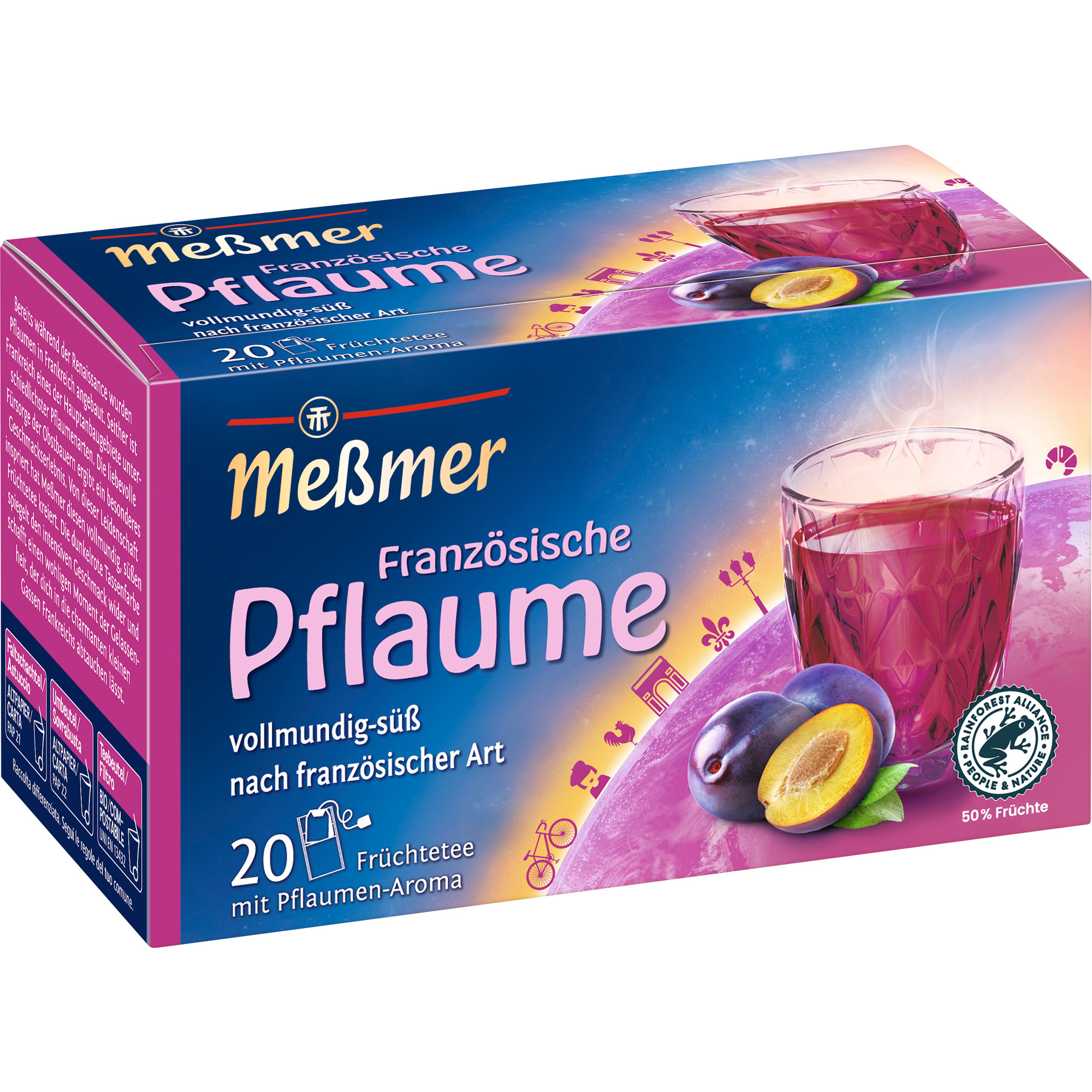 Messmer Ländertee 20er, Franz. Pflaume