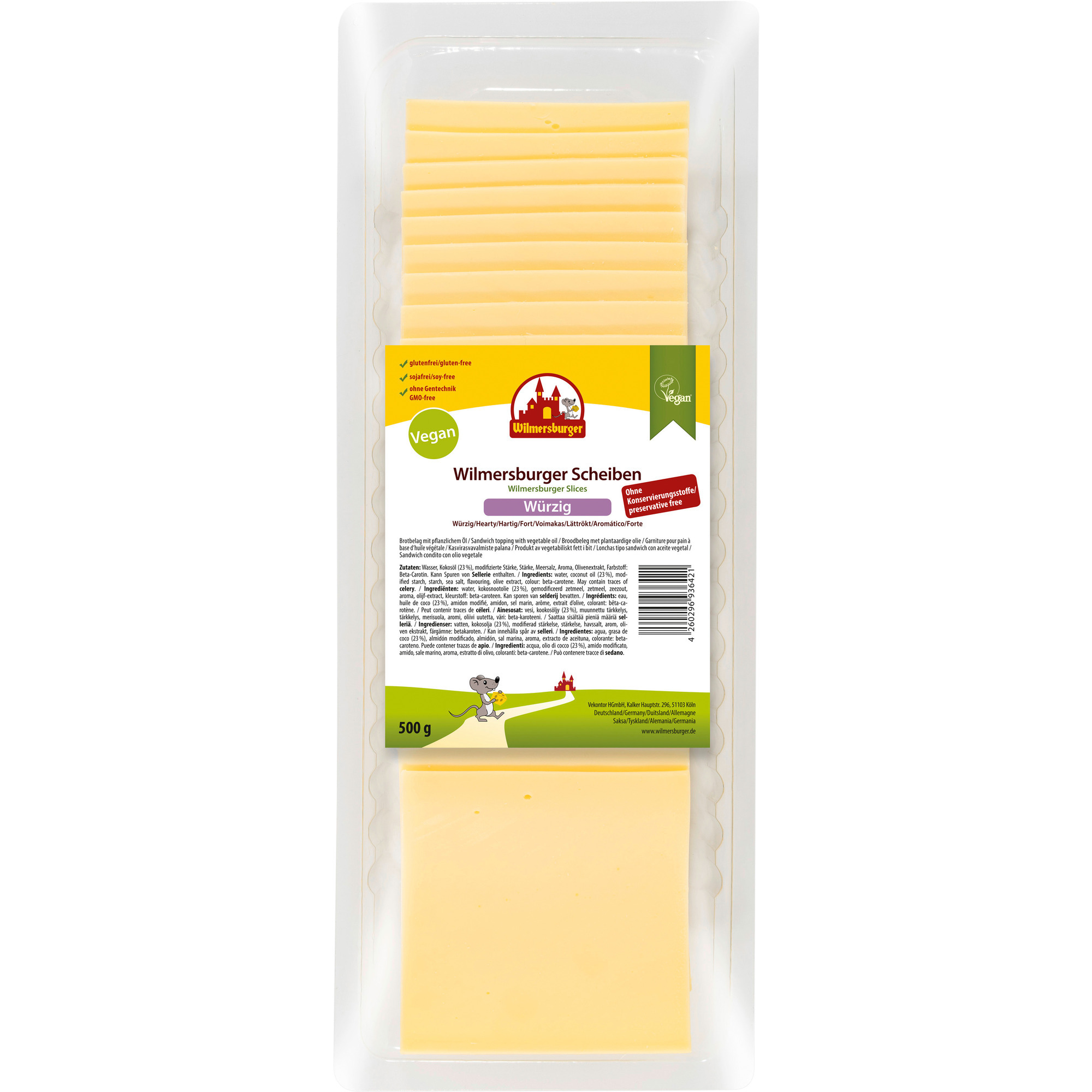 Wilm. Käsealterna. Scheiben Würzig 500g