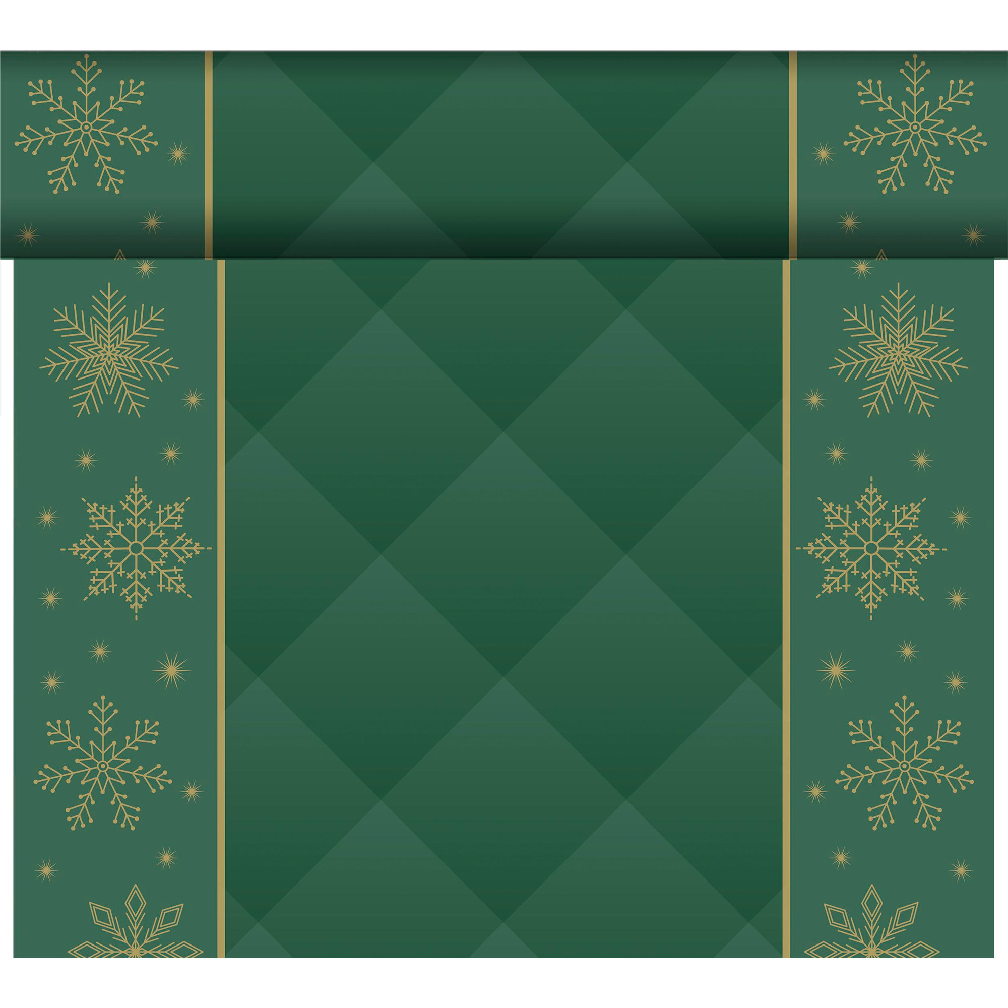 Duni Tischl. 0,4x24m, Rhom.green