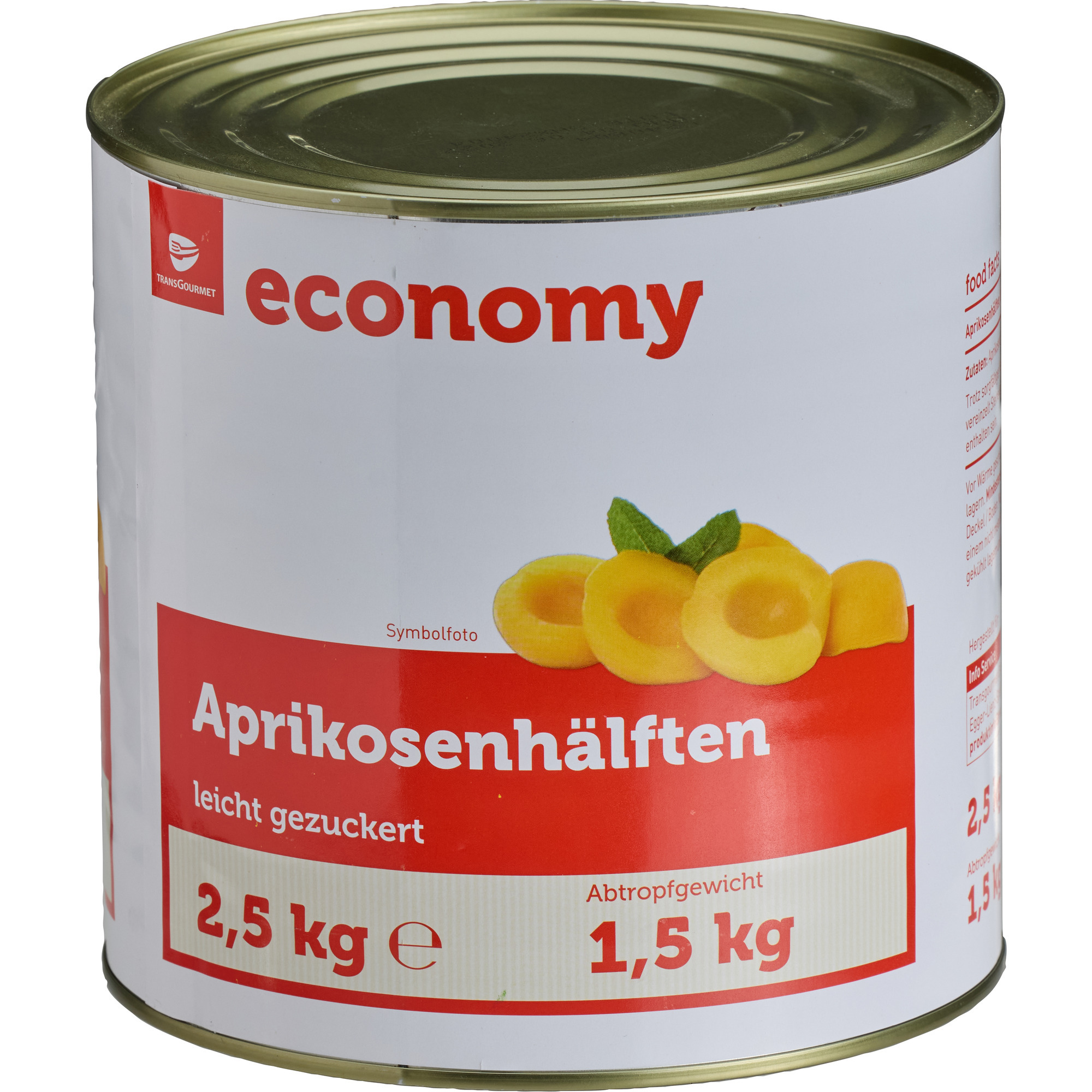Economy Aprikosenhälften 3/1