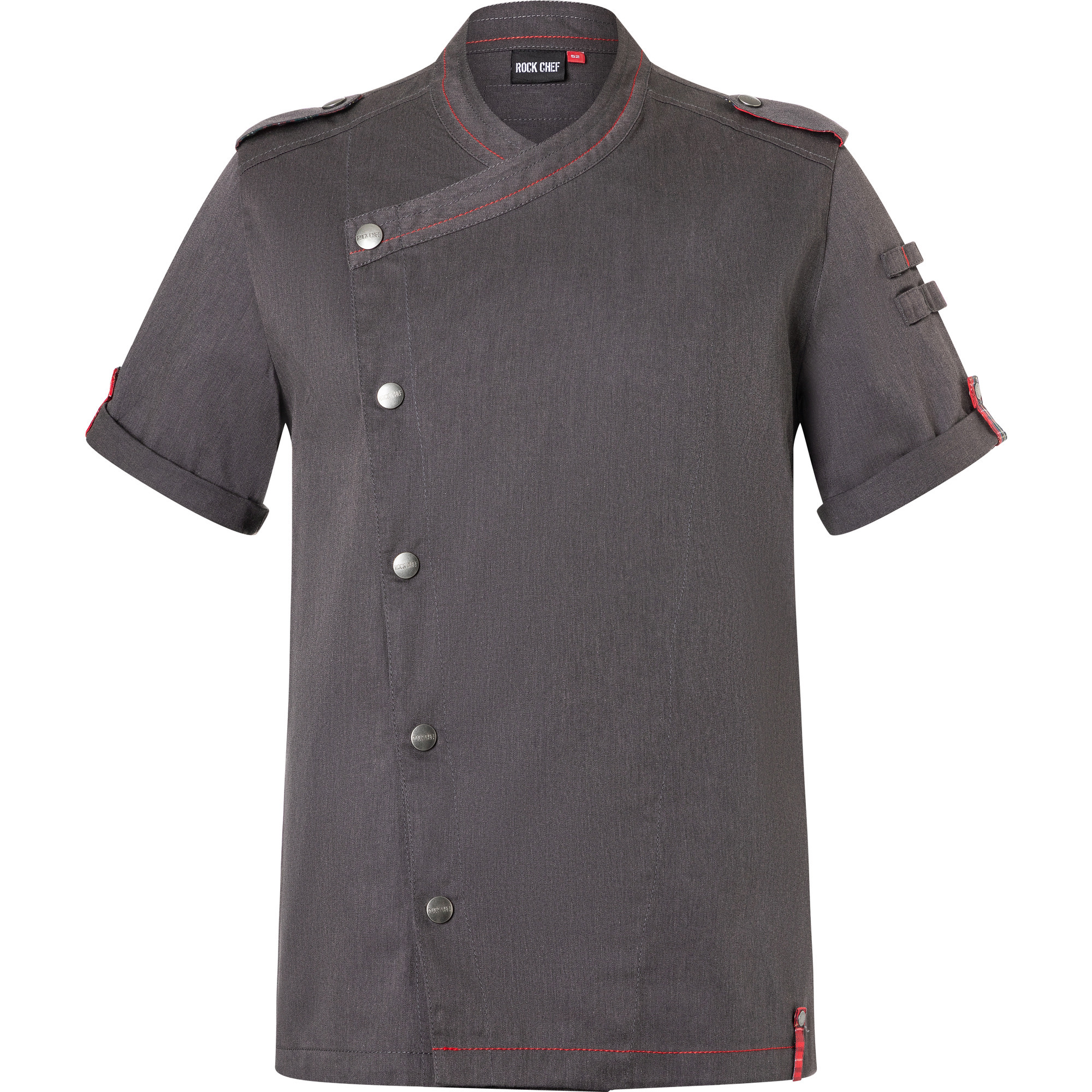 Hr.Kochjacke RockChef vint.black, Gr. 64